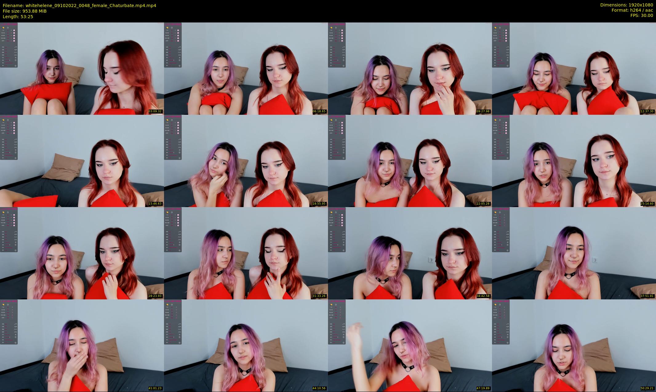 whitehelene — 54 minute Chaturbate female cam show recording, 1080p, Oct 9, 2022