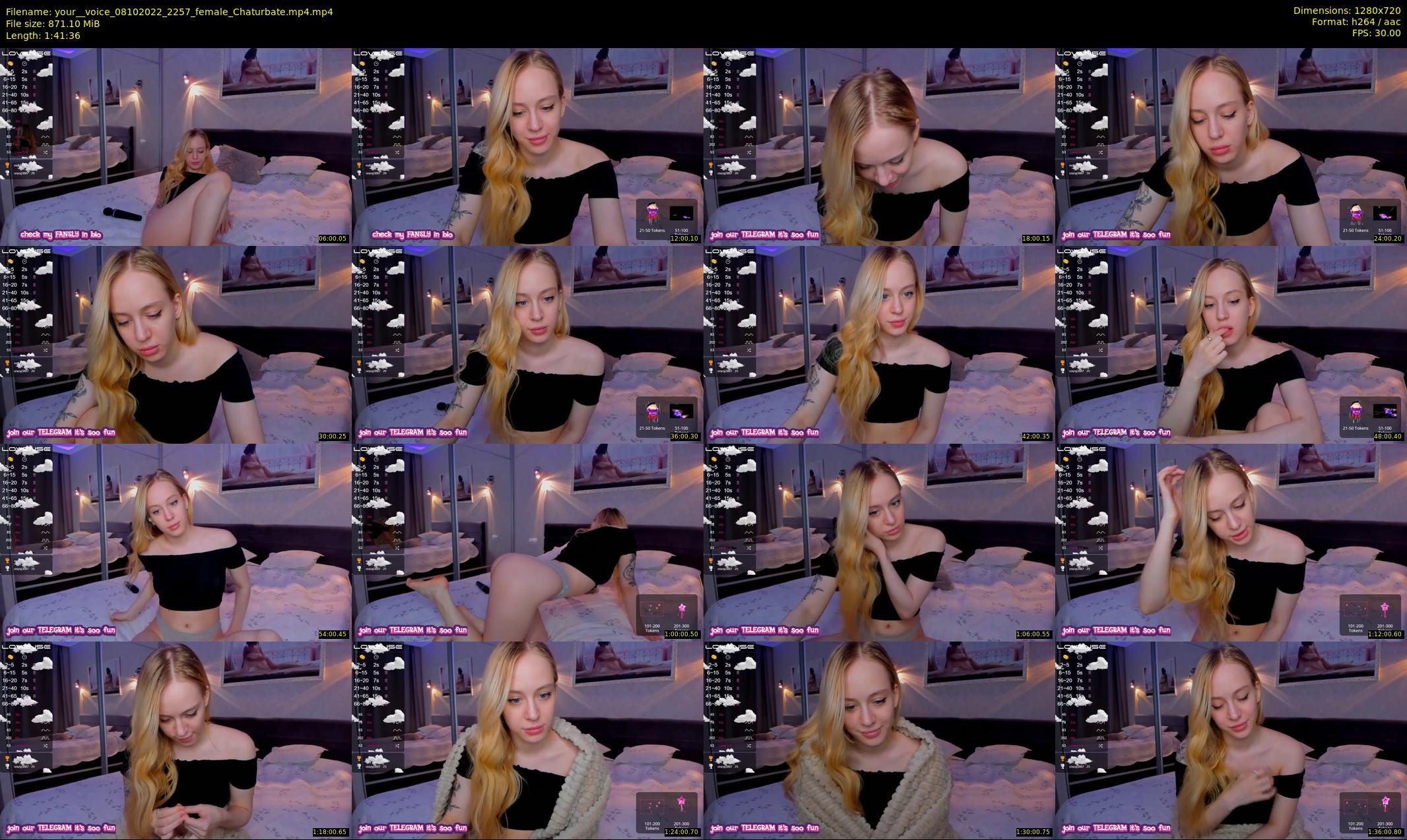 your__voice — 102 minute Chaturbate female cam show recording, 720p, Oct 8, 2022