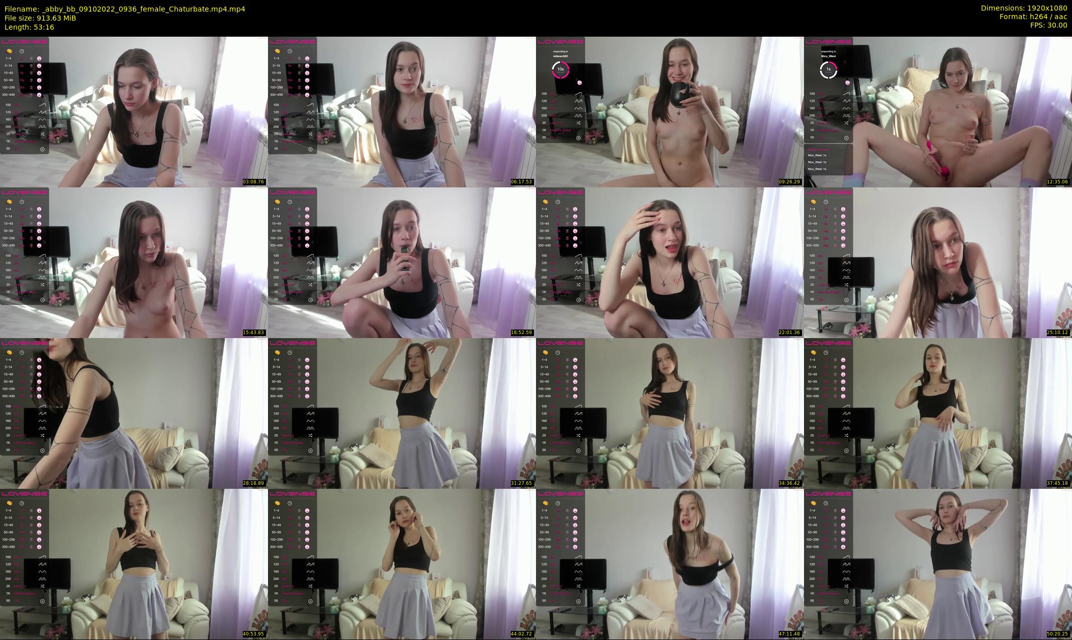 _abby_bb — 54 minute Chaturbate female cam show recording, 1080p, Oct 9, 2022