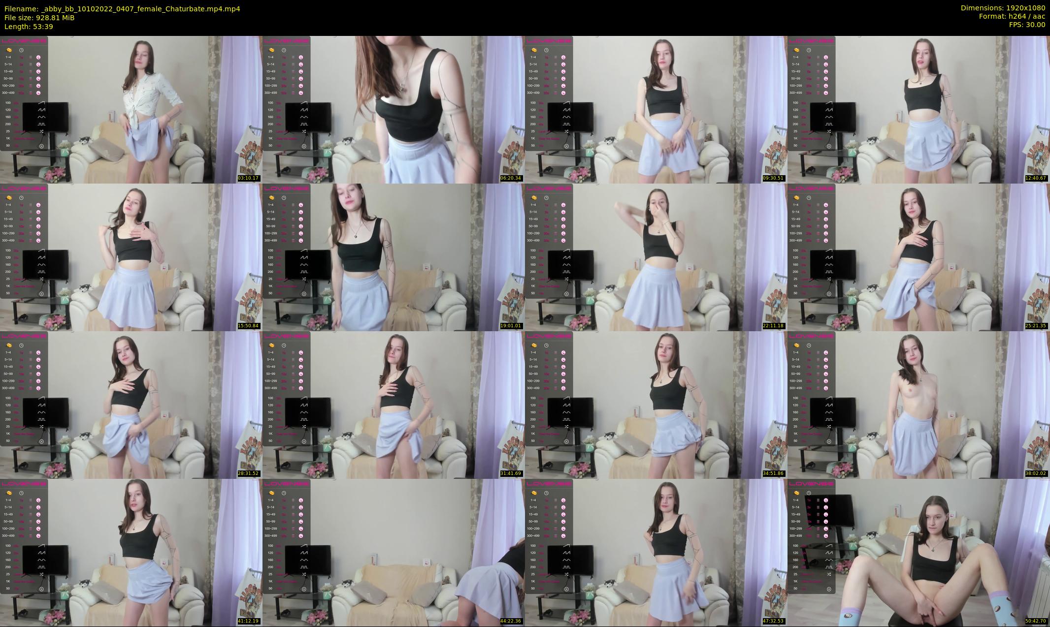 _abby_bb — 54 minute Chaturbate female cam show recording, 1080p, Oct 10, 2022