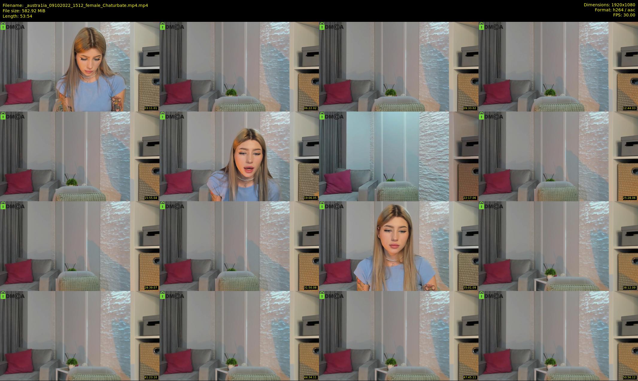 _austra1ia — 54 minute Chaturbate female cam show recording, 1080p, Oct 9, 2022