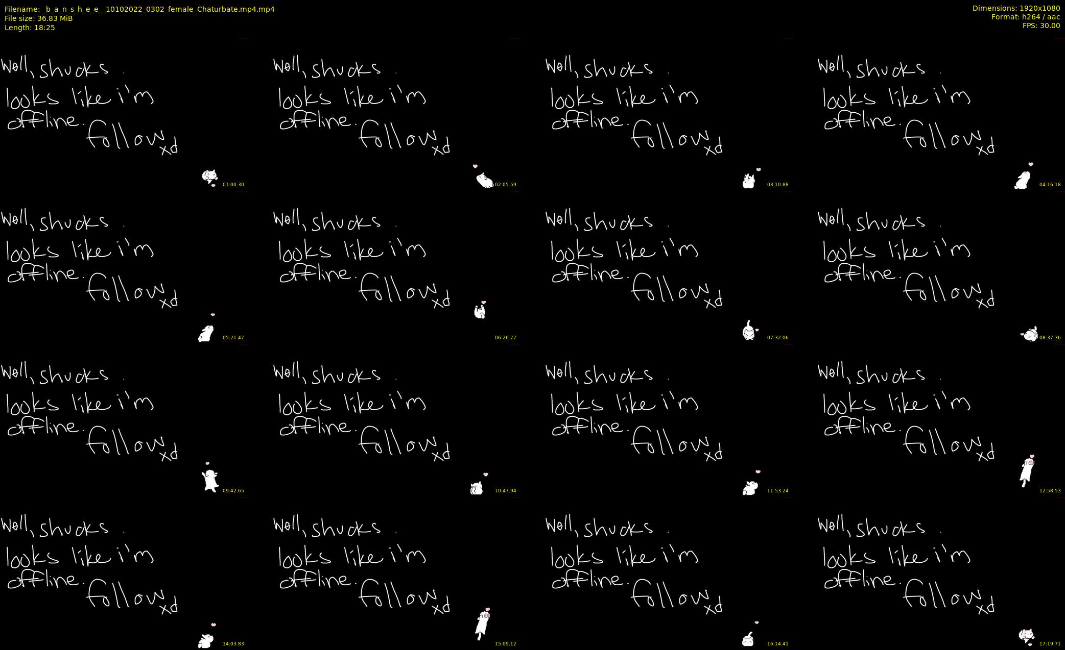 _b_a_n_s_h_e_e_ — 19 minute Chaturbate female cam show recording, 1080p, Oct 10, 2022