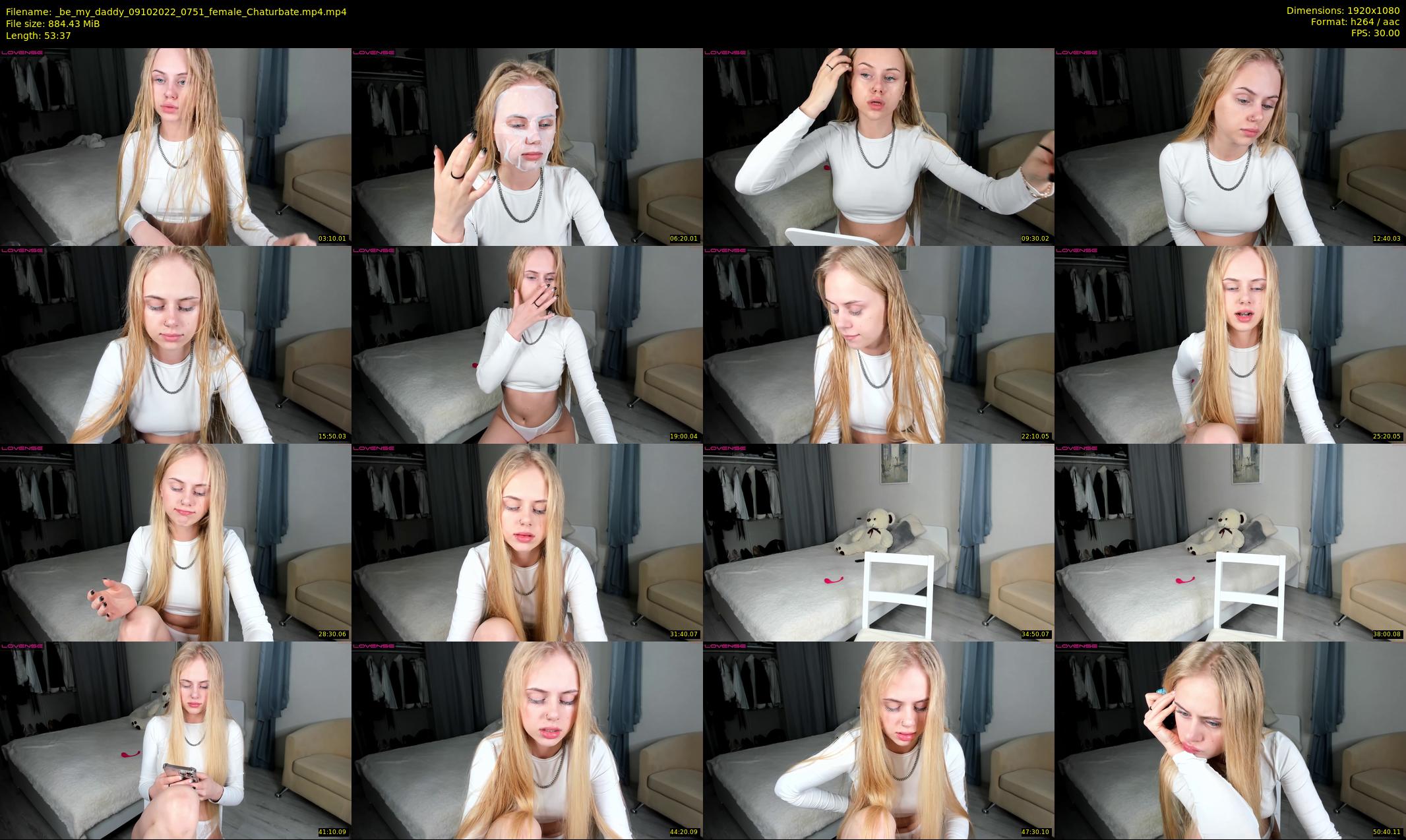 _be_my_daddy — 54 minute Chaturbate female cam show recording, 1080p, Oct 9, 2022