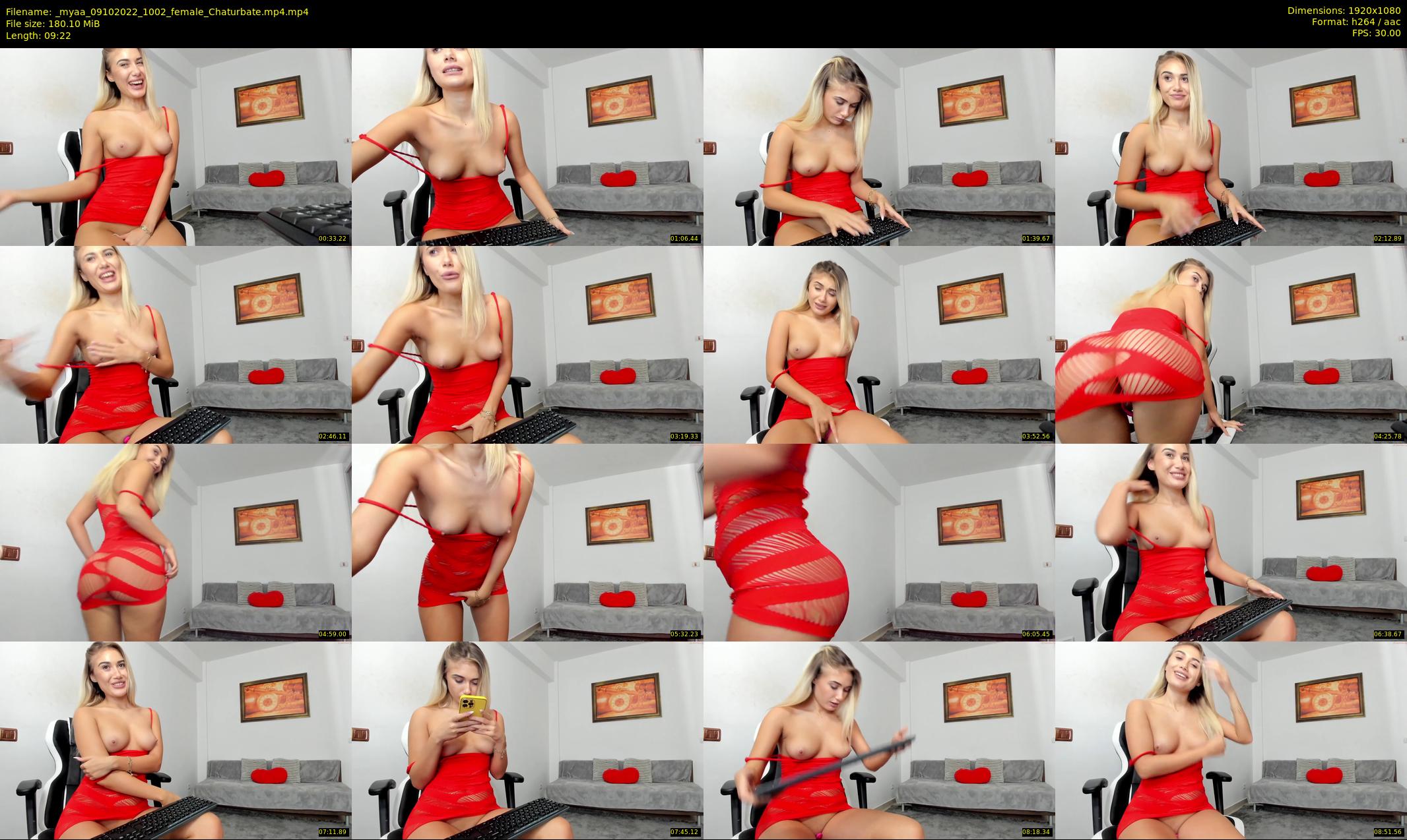 _myaa — 10 minute Chaturbate female cam show recording, 1080p, Oct 9, 2022