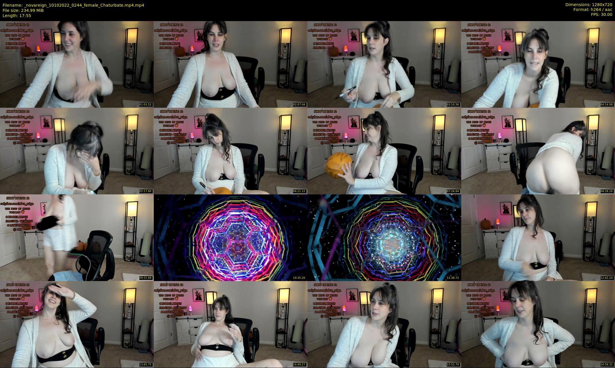 _novareign — 18 minute Chaturbate female cam show recording, 720p, Oct 10, 2022
