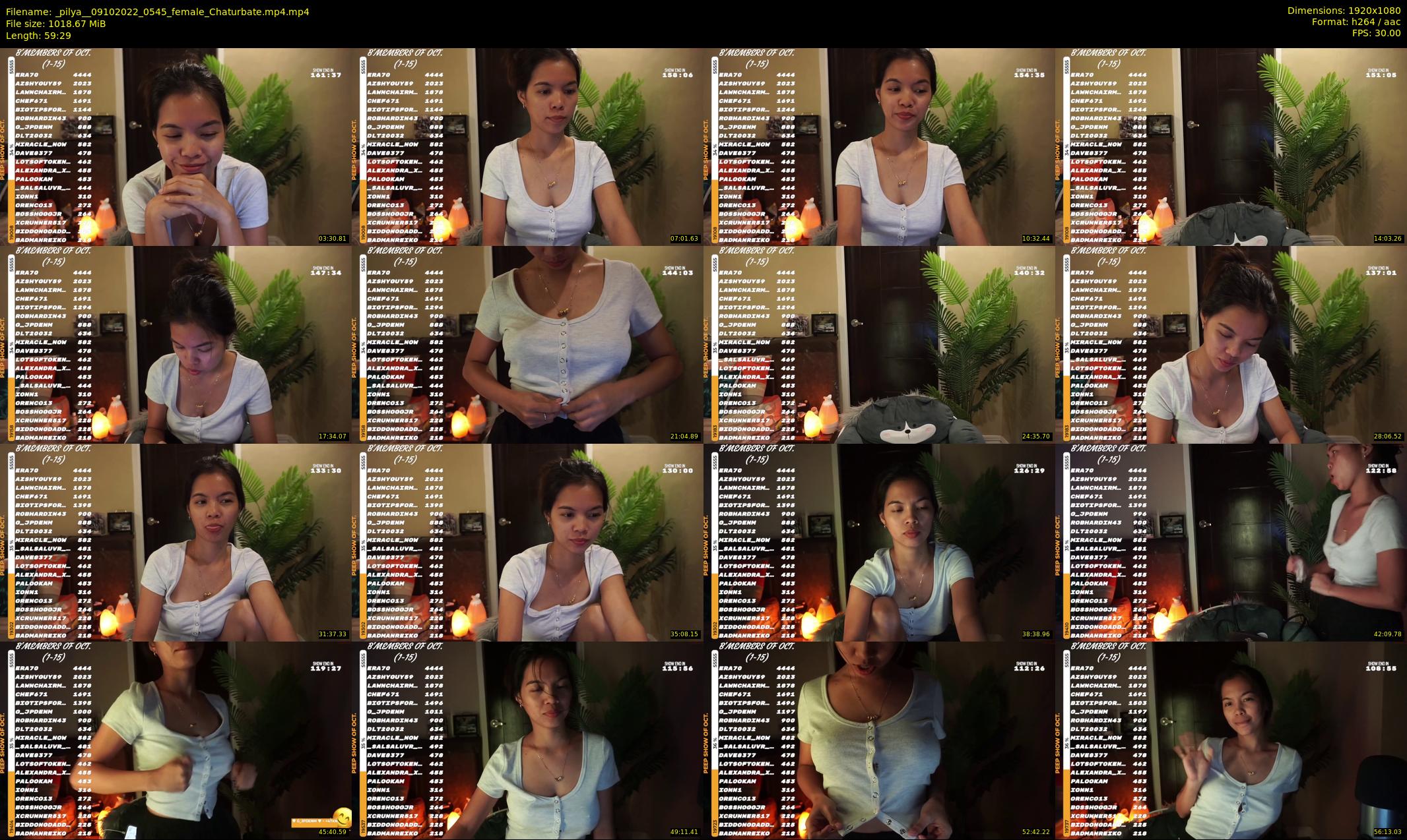 _pilya_ — 60 minute Chaturbate female cam show recording, 1080p, Oct 9, 2022