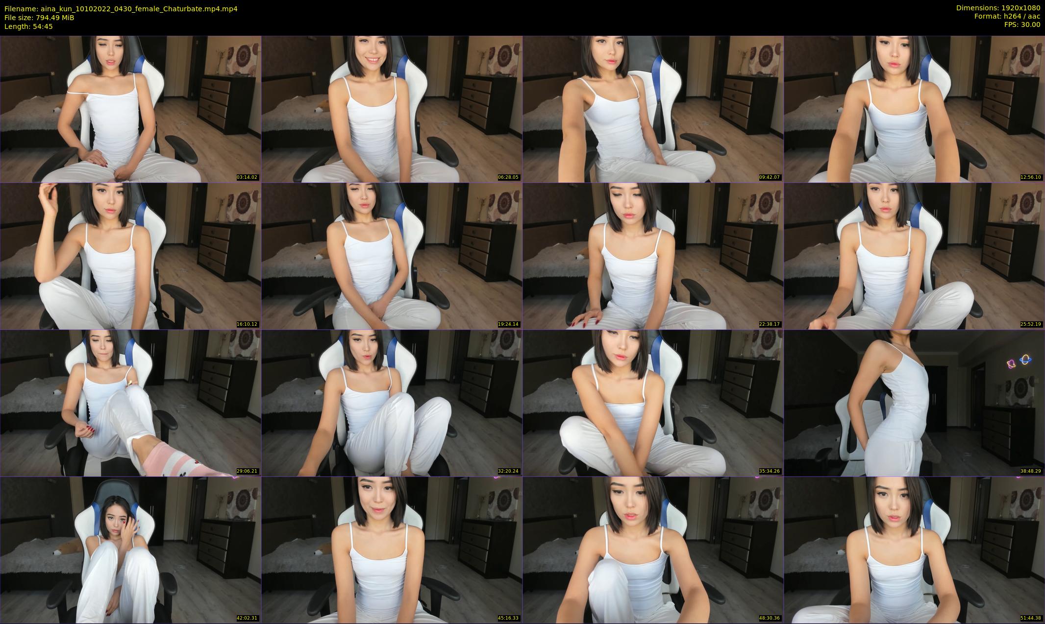 aina_kun — 55 minute Chaturbate female cam show recording, 1080p, Oct 10, 2022