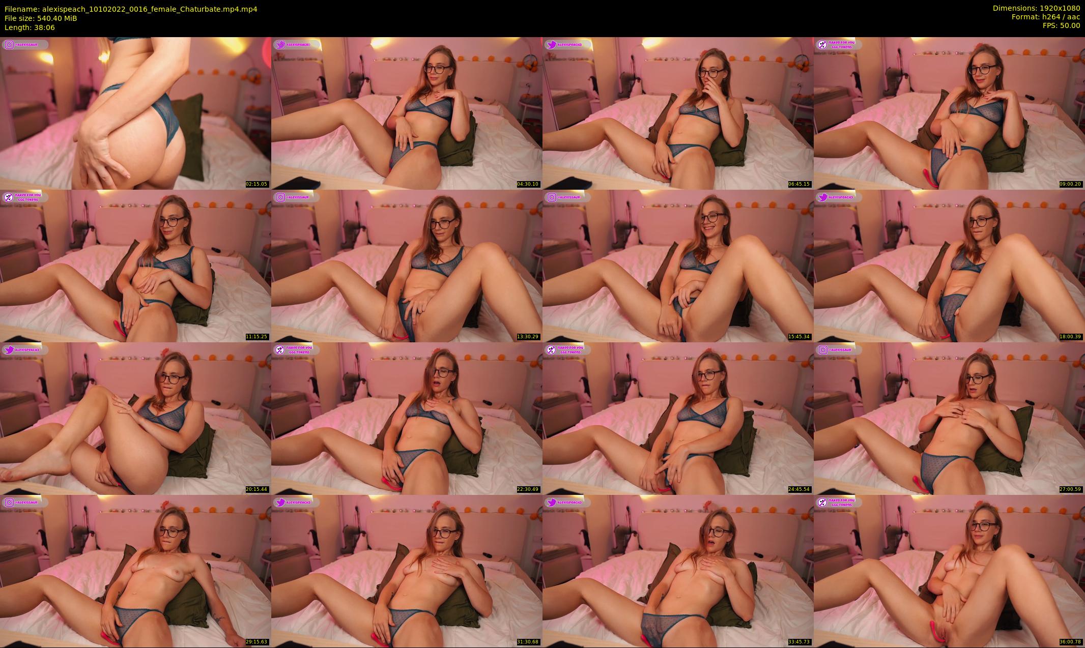 alexispeach — 39 minute Chaturbate female cam show recording, 1080p, Oct 10, 2022