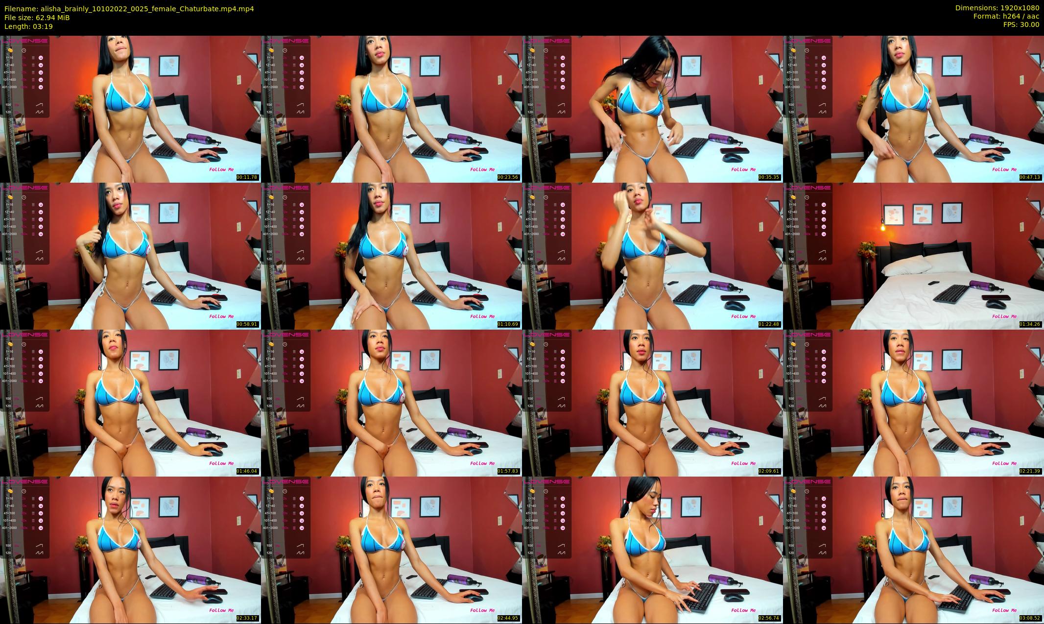alisha_brainly — 4 minute Chaturbate female cam show recording, 1080p, Oct 10, 2022
