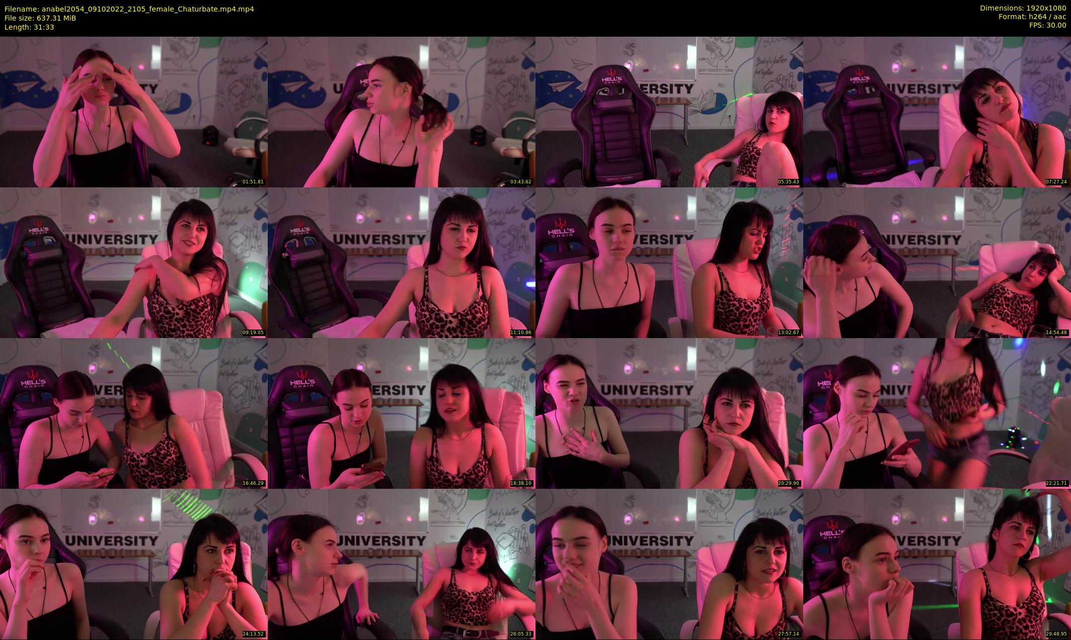 anabel2054 — 32 minute Chaturbate female cam show recording, 1080p, Oct 9, 2022