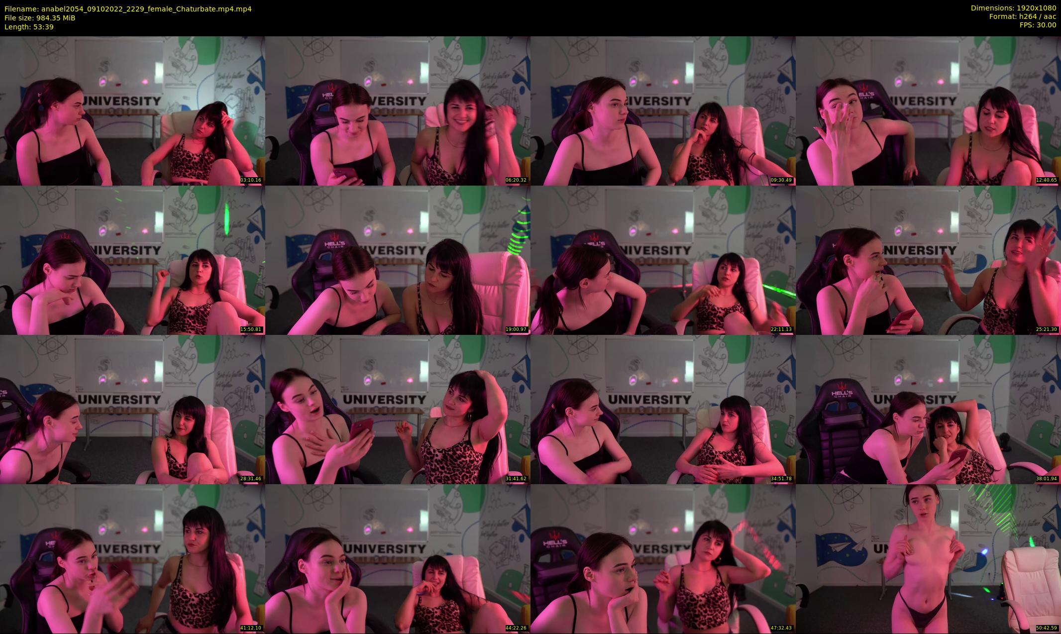anabel2054 — 54 minute Chaturbate female cam show recording, 1080p, Oct 9, 2022