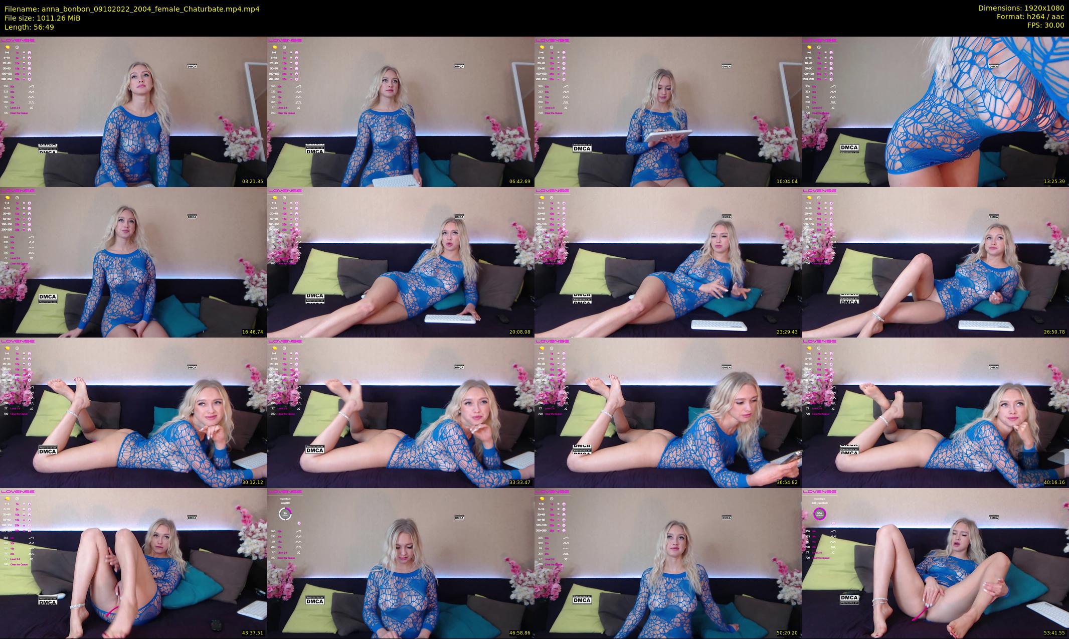 anna_bonbon — 57 minute Chaturbate female cam show recording, 1080p, Oct 9, 2022