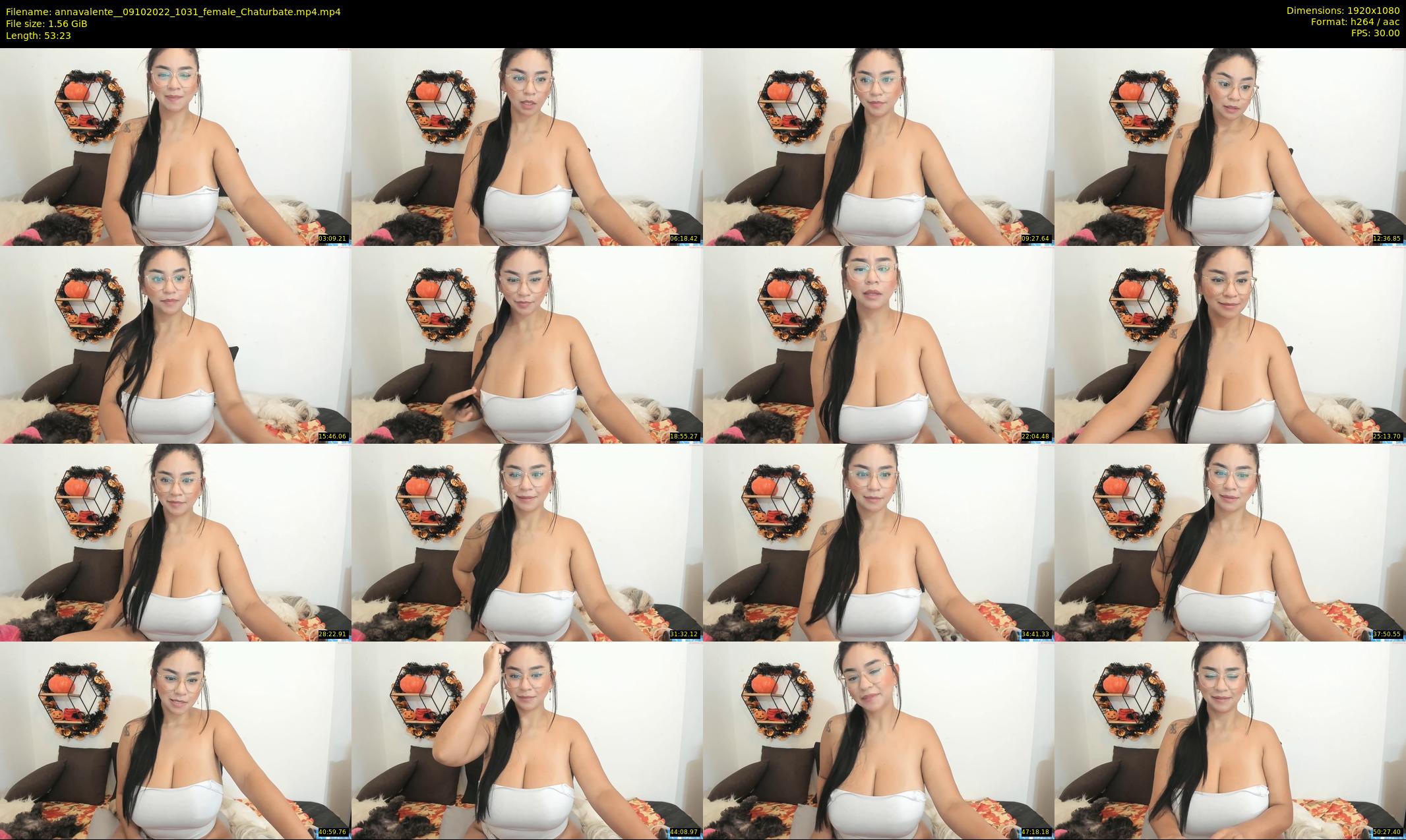 annavalente_ — 54 minute Chaturbate female cam show recording, 1080p, Oct 9, 2022