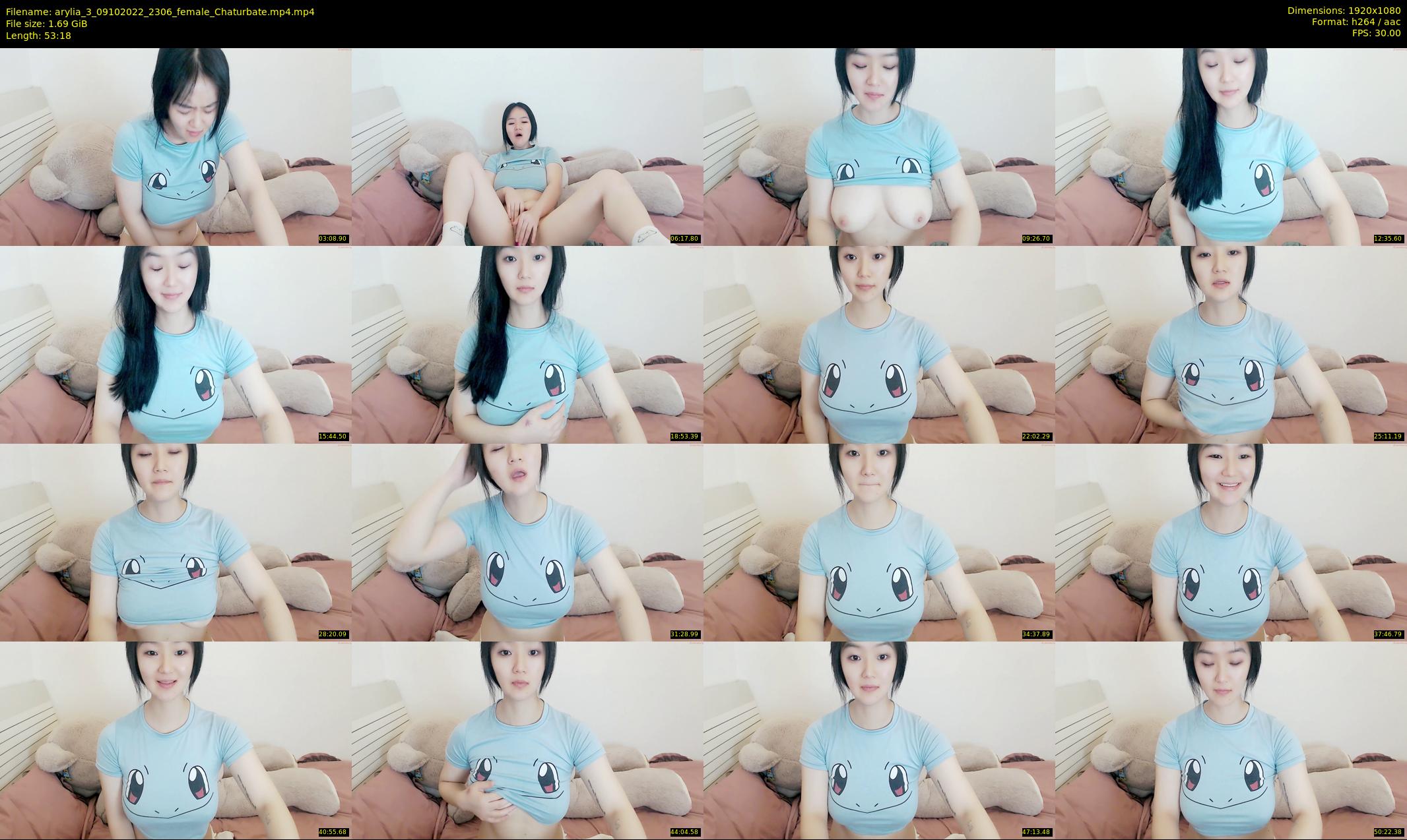 arylia_3 — 54 minute Chaturbate female cam show recording, 1080p, Oct 9, 2022