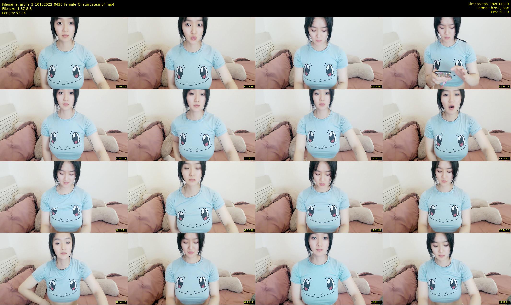 arylia_3 — 54 minute Chaturbate female cam show recording, 1080p, Oct 10, 2022