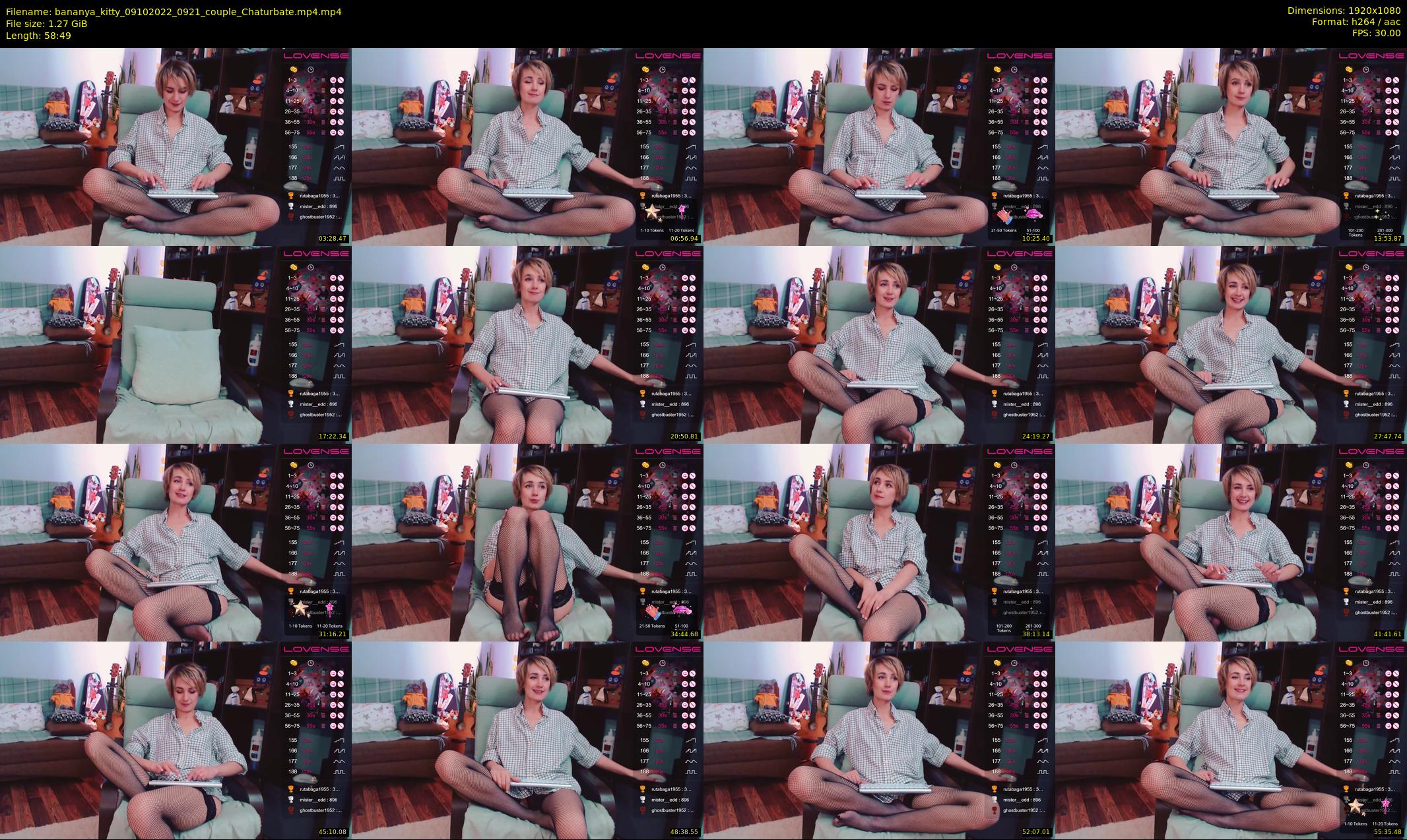 bananya_kitty — 59 minute Chaturbate couple cam show recording, 1080p, Oct 9, 2022
