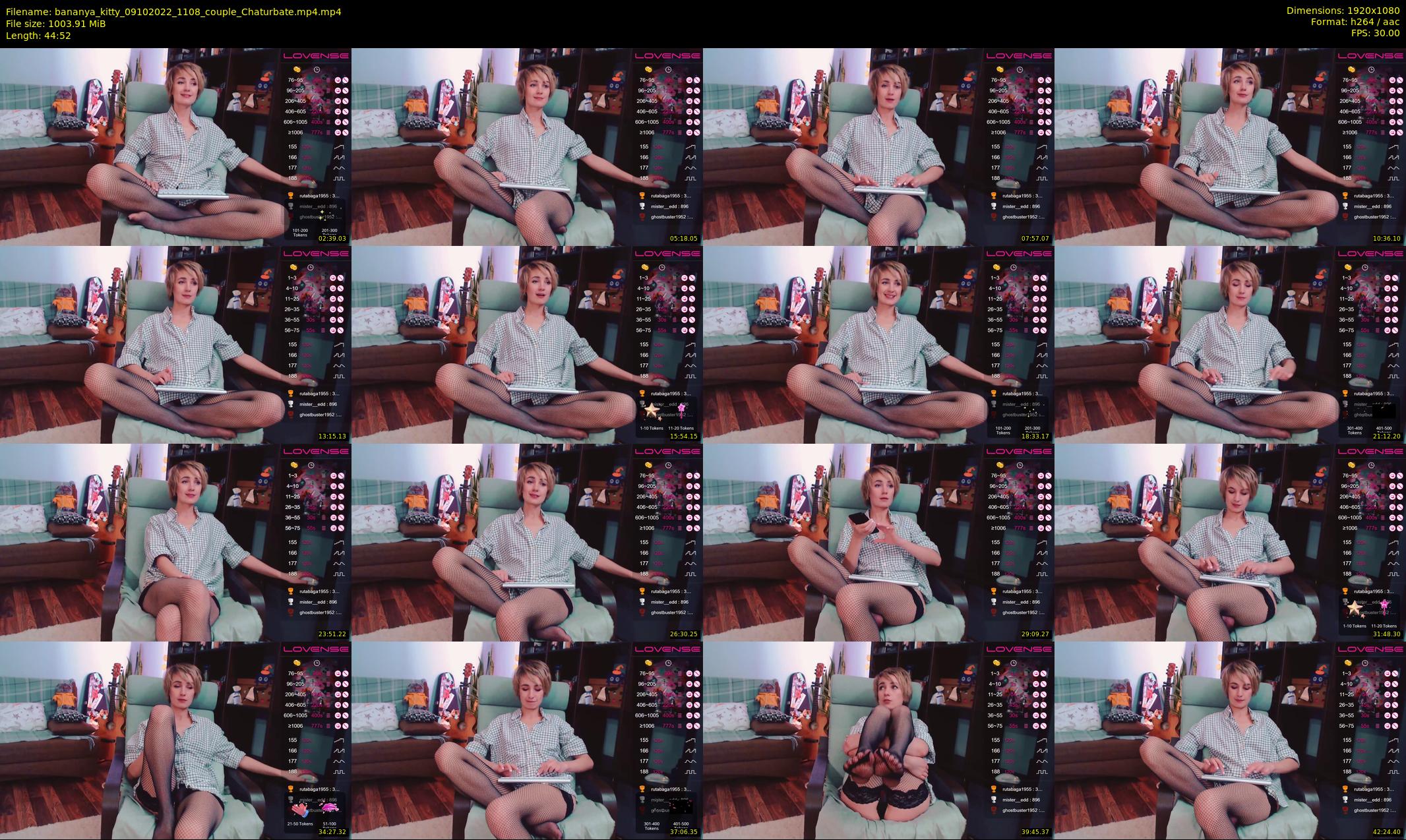 bananya_kitty — 45 minute Chaturbate couple cam show recording, 1080p, Oct 9, 2022