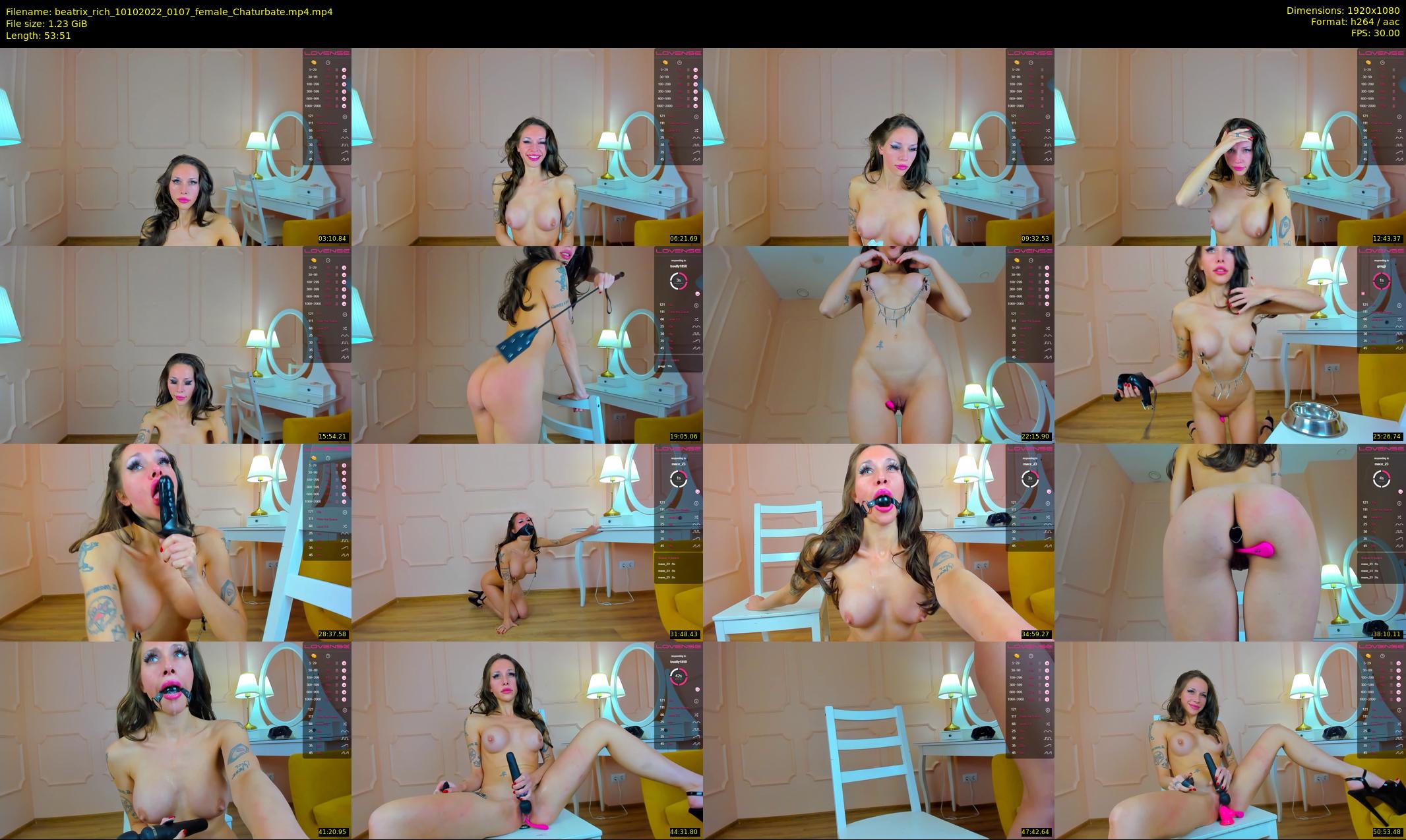 beatrix_rich — 54 minute Chaturbate female cam show recording, 1080p, Oct 10, 2022