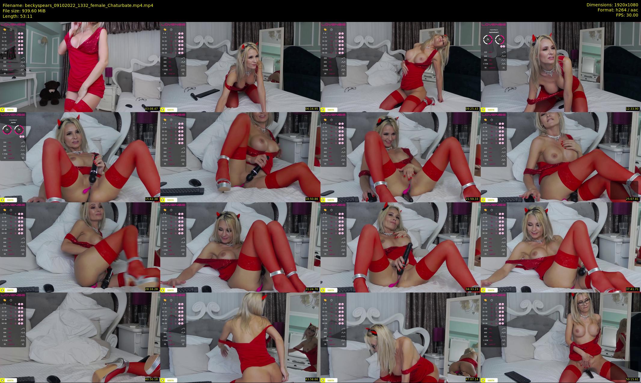 beckyspears — 54 minute Chaturbate female cam show recording, 1080p, Oct 9, 2022