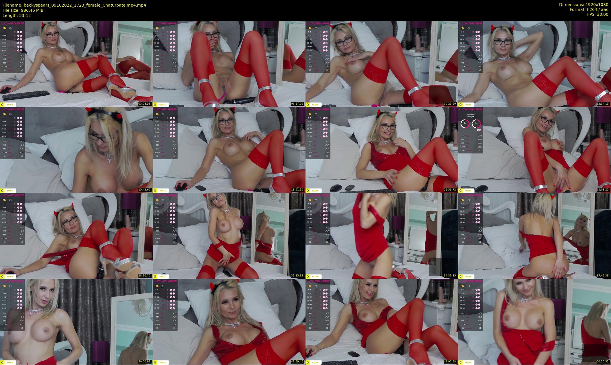 beckyspears — 54 minute Chaturbate female cam show recording, 1080p, Oct 9, 2022