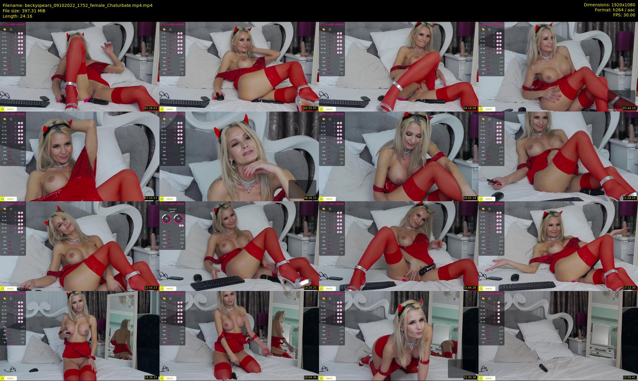 beckyspears — 25 minute Chaturbate female cam show recording, 1080p, Oct 9, 2022