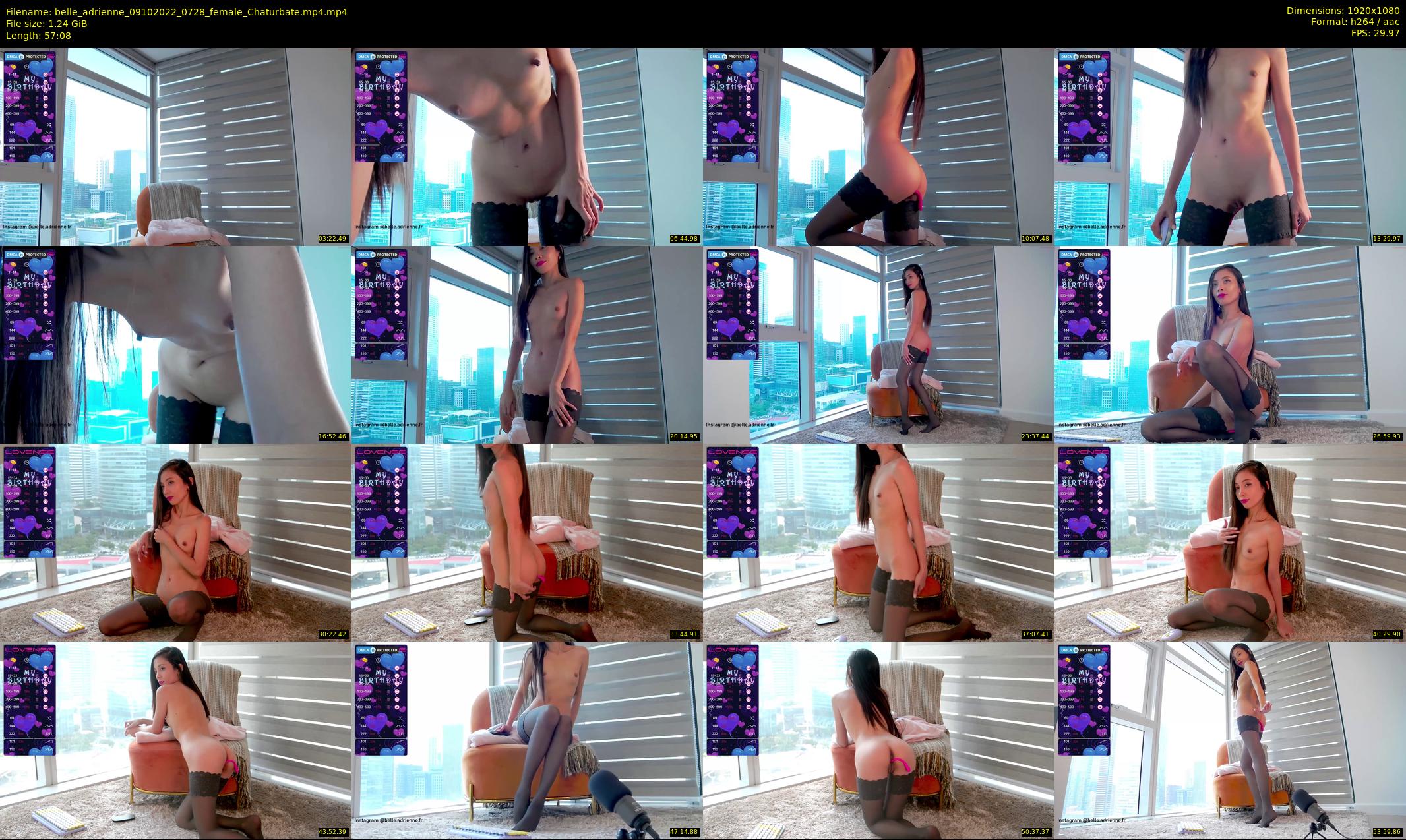 belle_adrienne — 58 minute Chaturbate couple cam show recording, 1080p, Oct 9, 2022