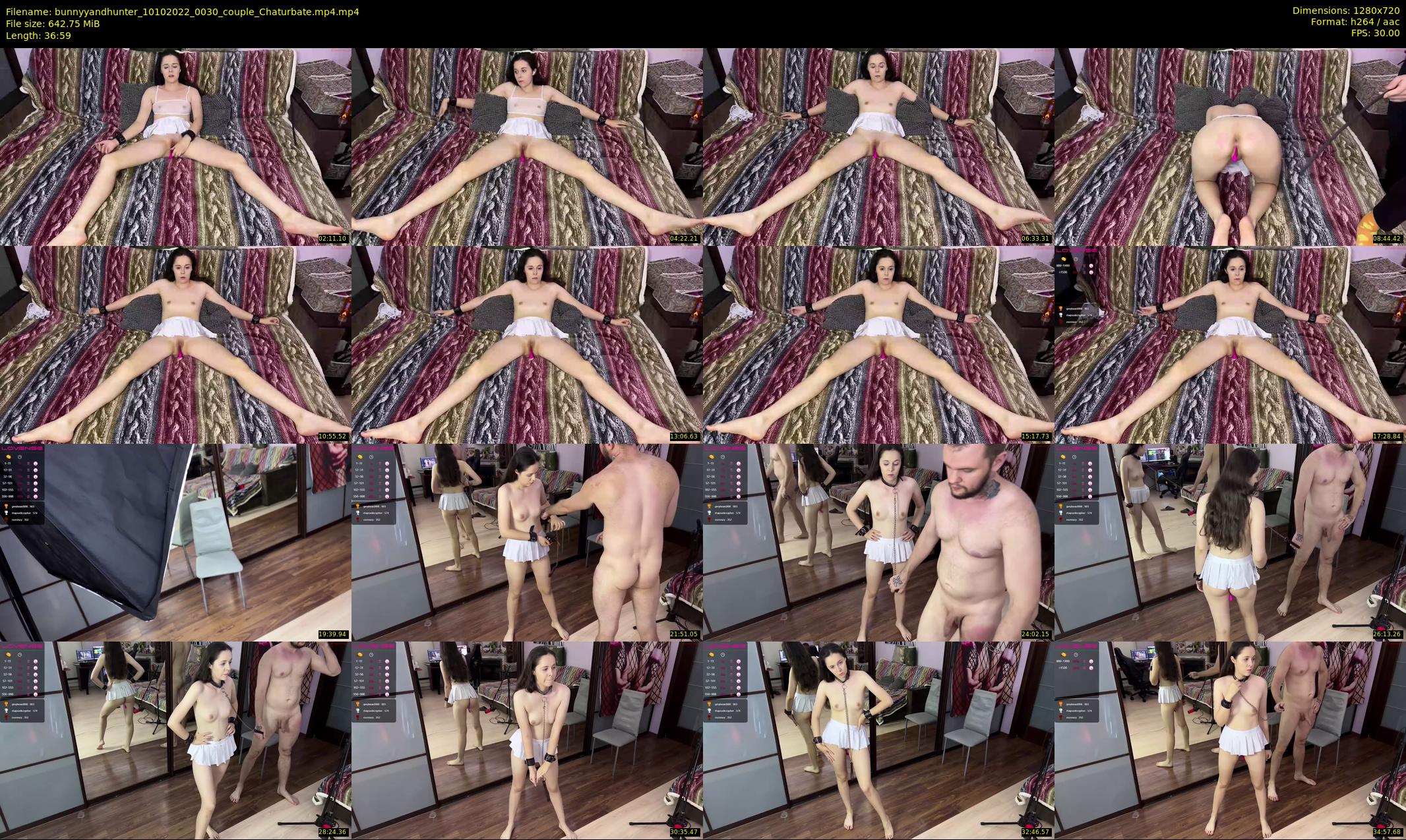 bunnyyandhunter — 37 minute Chaturbate couple cam show recording, 720p, Oct 10, 2022