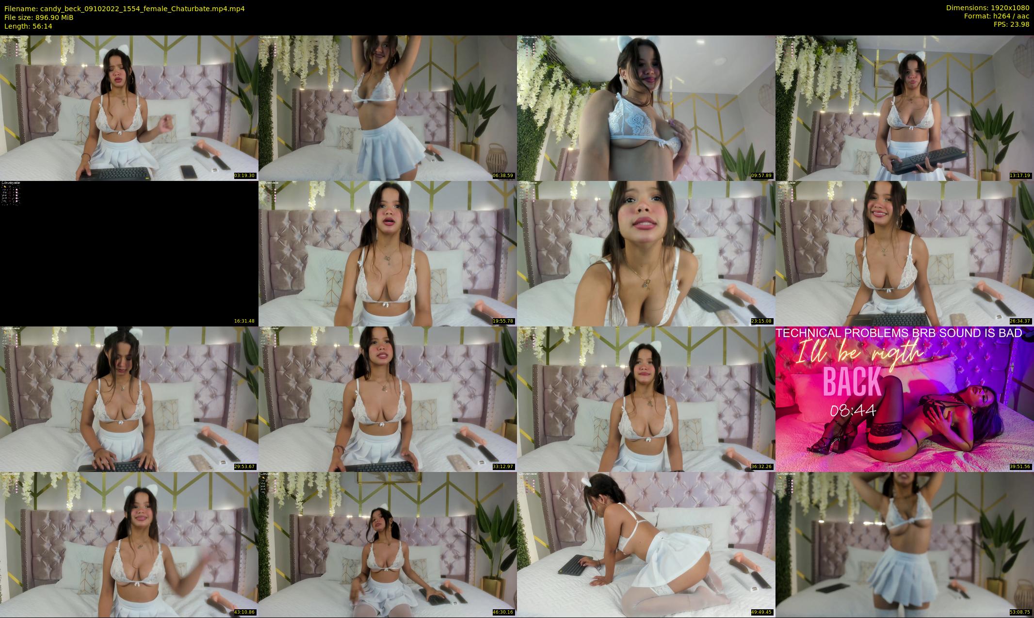 candy_beck — 57 minute Chaturbate female cam show recording, 1080p, Oct 9, 2022
