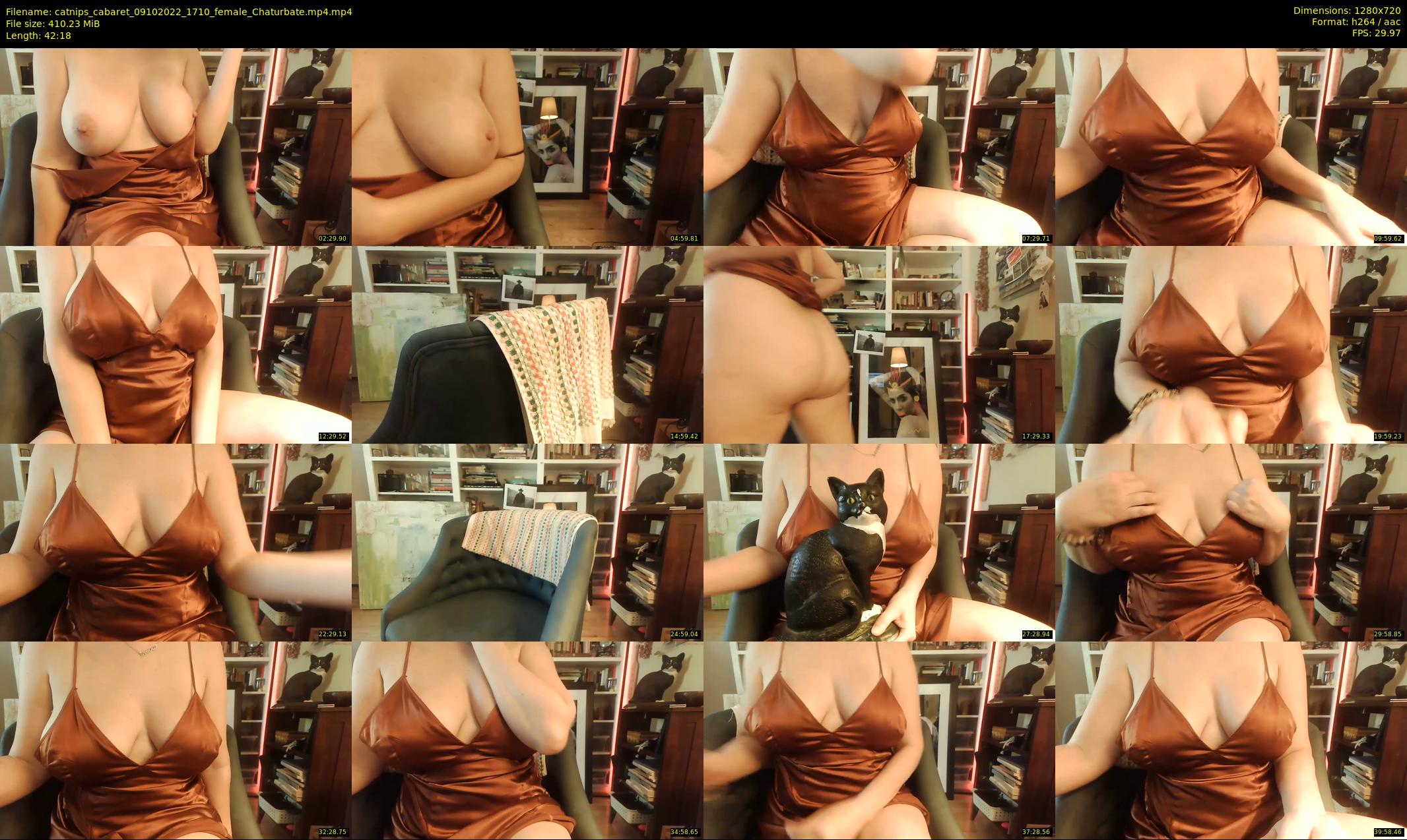 catnips_cabaret — 43 minute Chaturbate female cam show recording, 720p, Oct 9, 2022