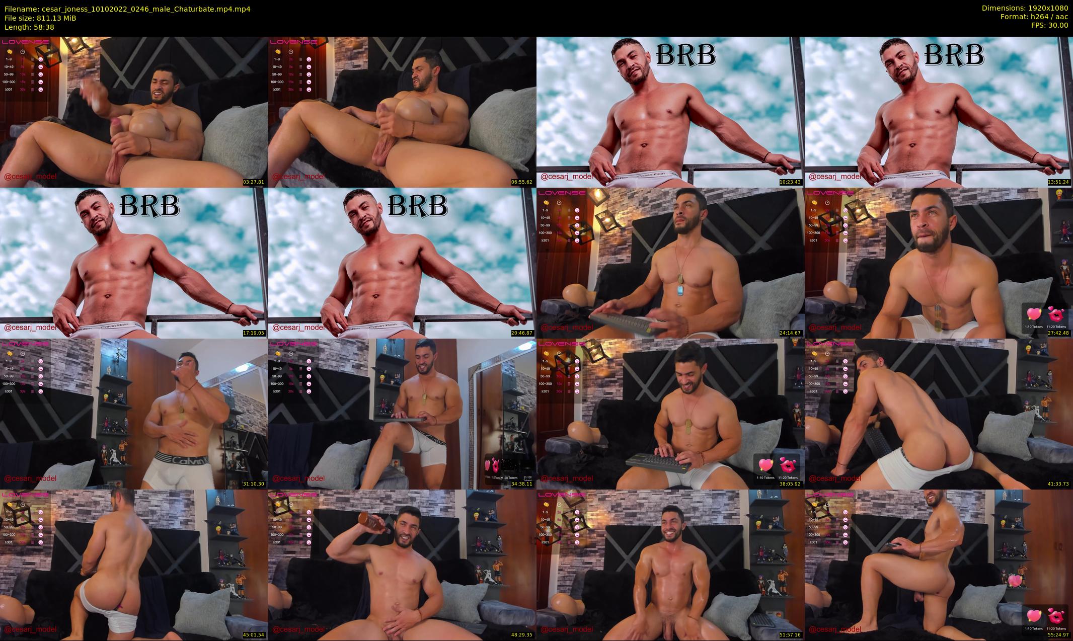 cesar_joness — 59 minute Chaturbate male cam show recording, 1080p, Oct 10, 2022