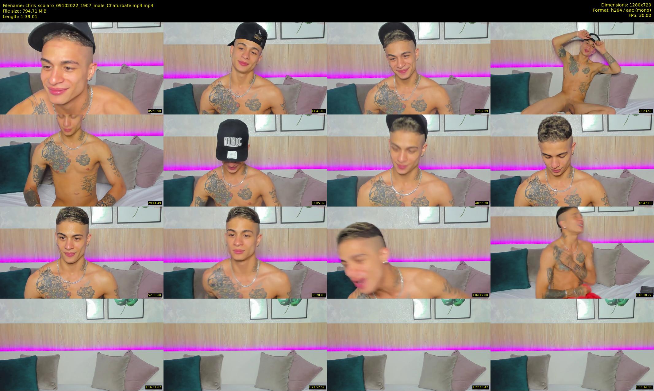 chris_scolaro — 100 minute Chaturbate male cam show recording, 720p, Oct 9, 2022