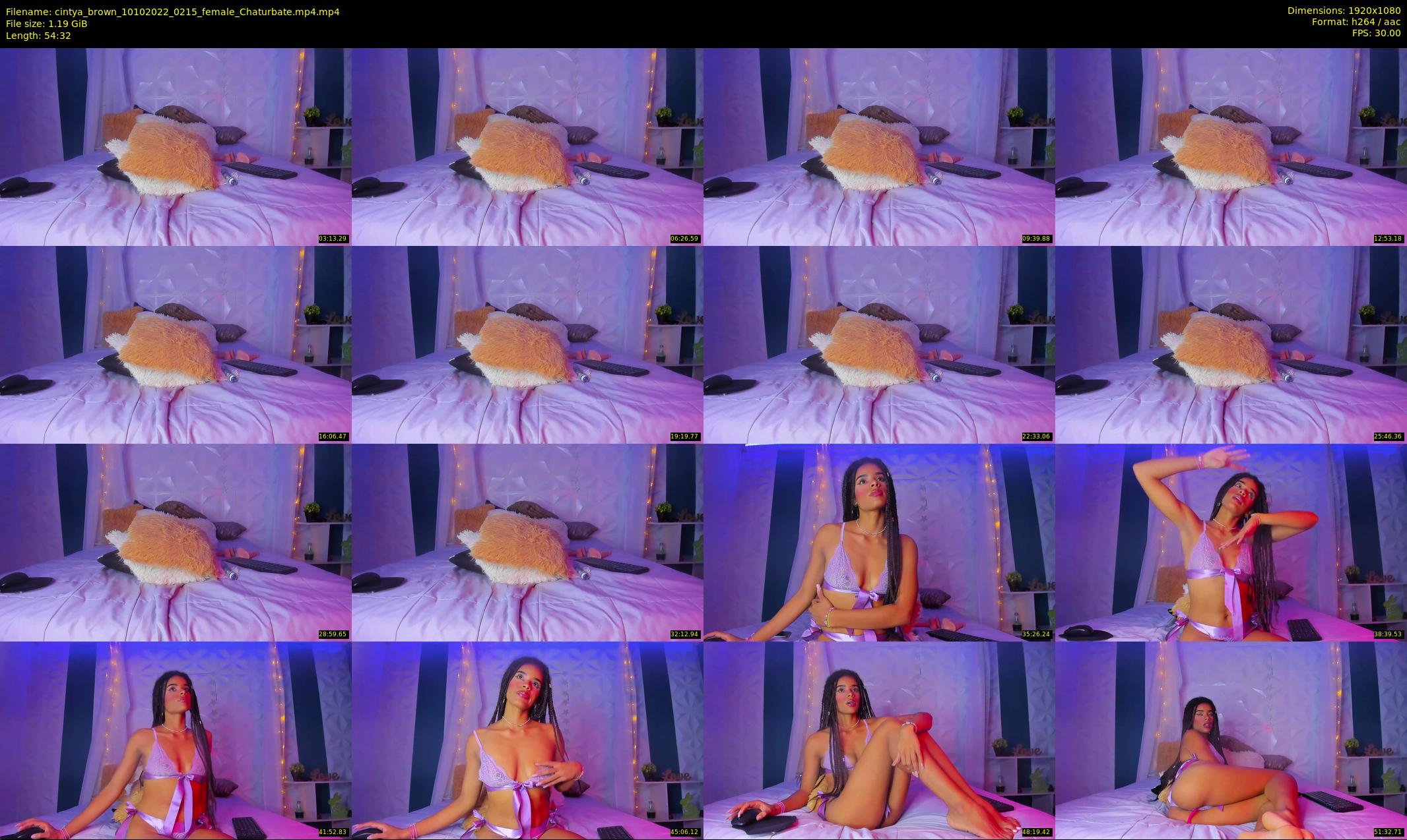 cintya_brown — 55 minute Chaturbate female cam show recording, 1080p, Oct 10, 2022