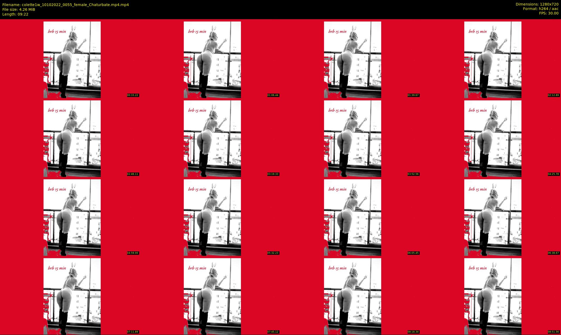 colette1w — 10 minute Chaturbate female cam show recording, 720p, Oct 10, 2022