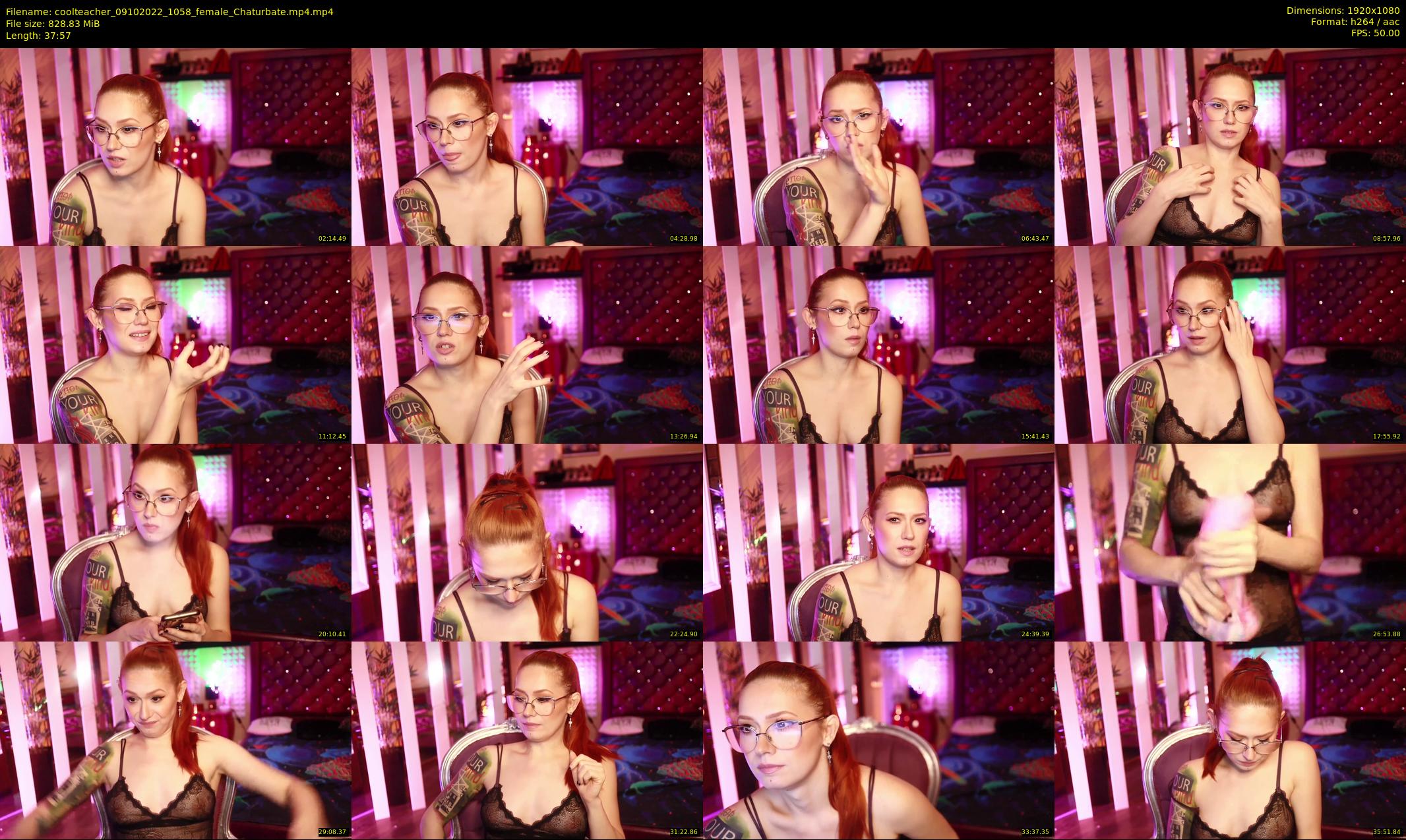 coolteacher — 38 minute Chaturbate female cam show recording, 1080p, Oct 9, 2022