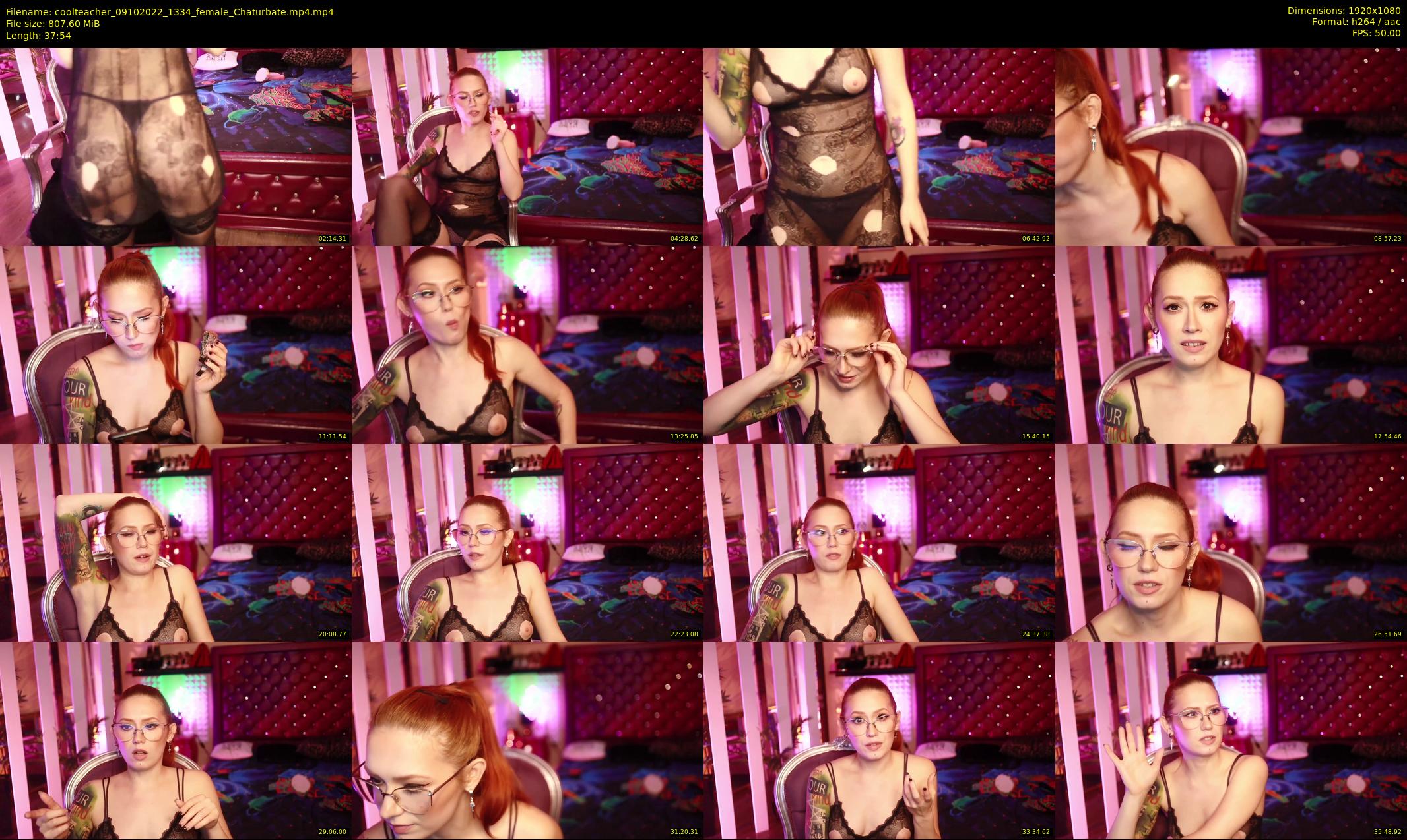 coolteacher — 38 minute Chaturbate female cam show recording, 1080p, Oct 9, 2022