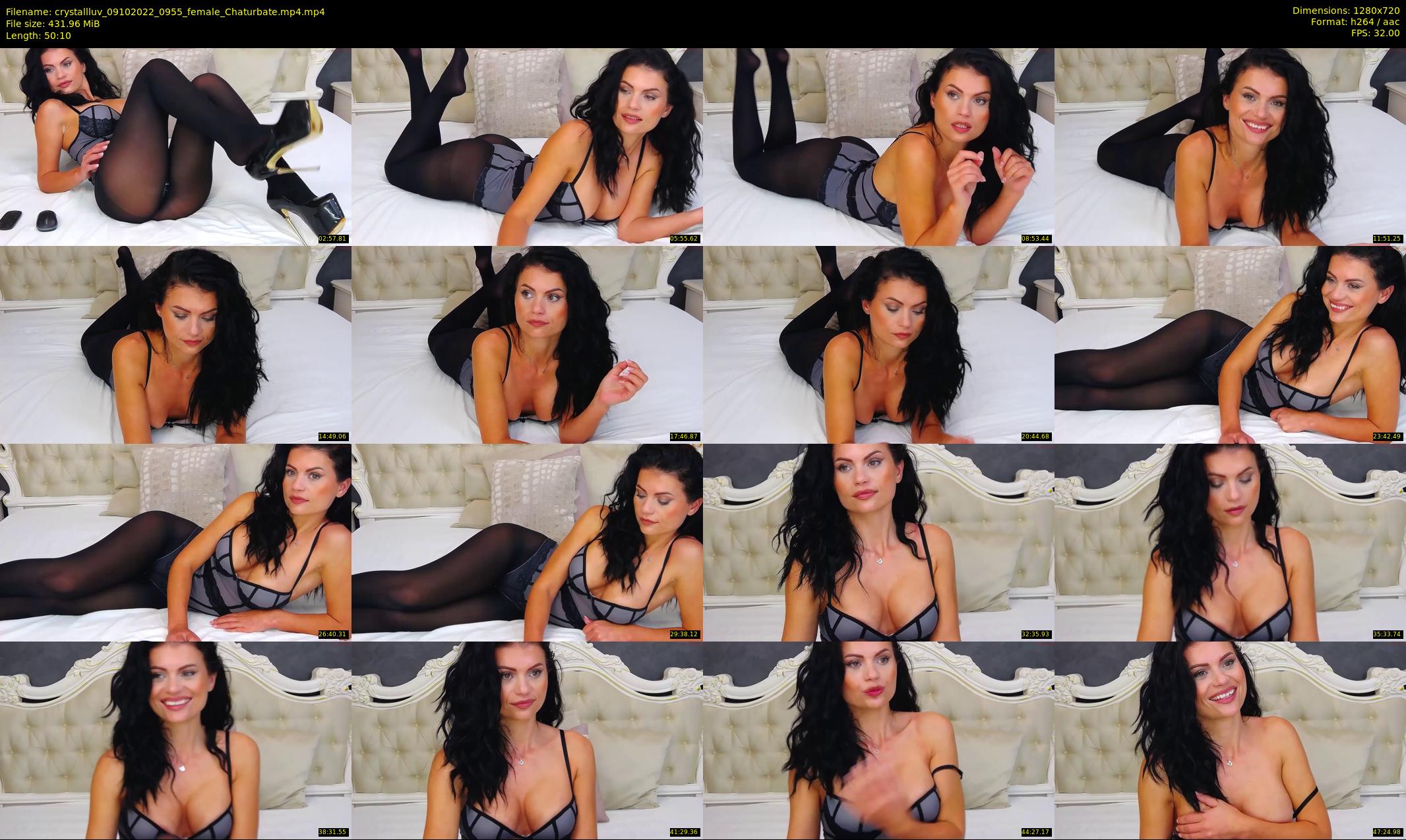crystallluv — 51 minute Chaturbate female cam show recording, 720p, Oct 9, 2022