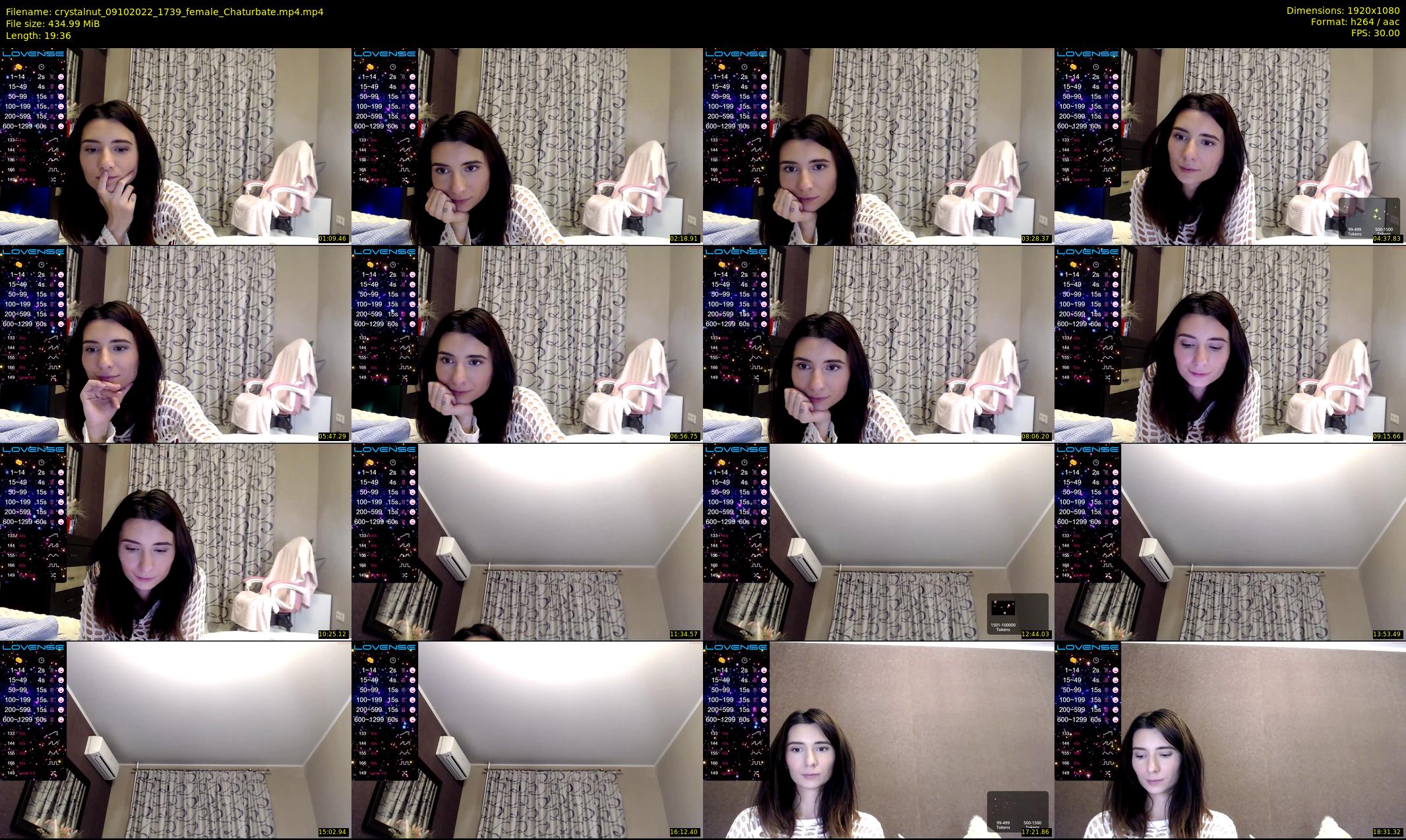 crystalnut — 20 minute Chaturbate female cam show recording, 1080p, Oct 9, 2022