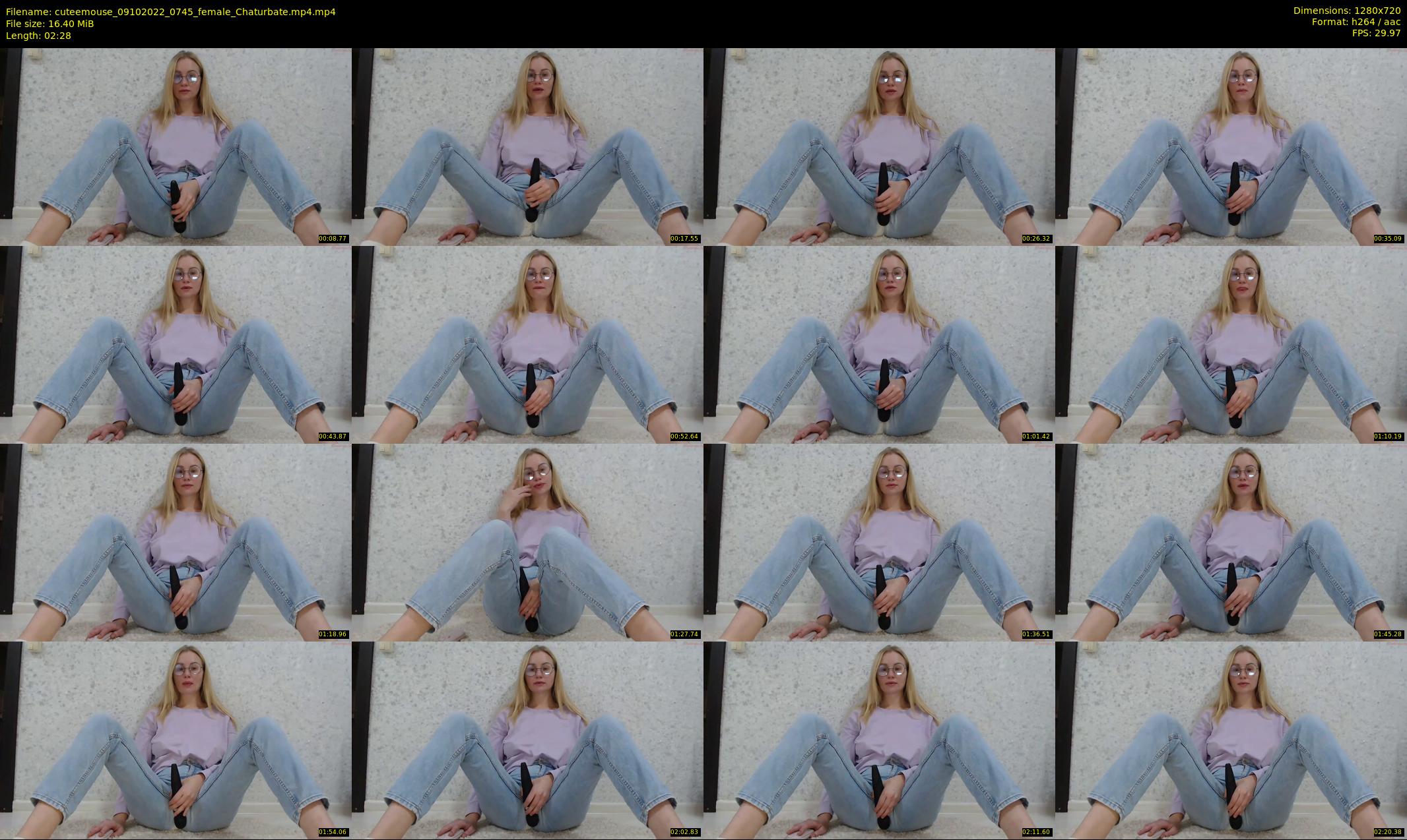 cuteemouse — 3 minute Chaturbate female cam show recording, 720p, Oct 9, 2022