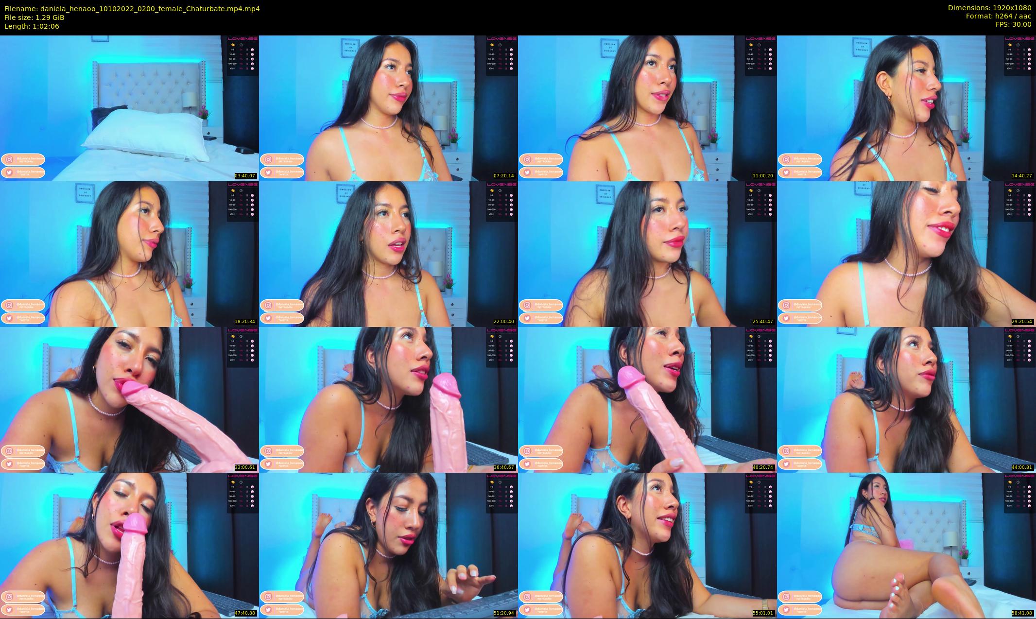 daniela_henaoo — 63 minute Chaturbate female cam show recording, 1080p, Oct 10, 2022