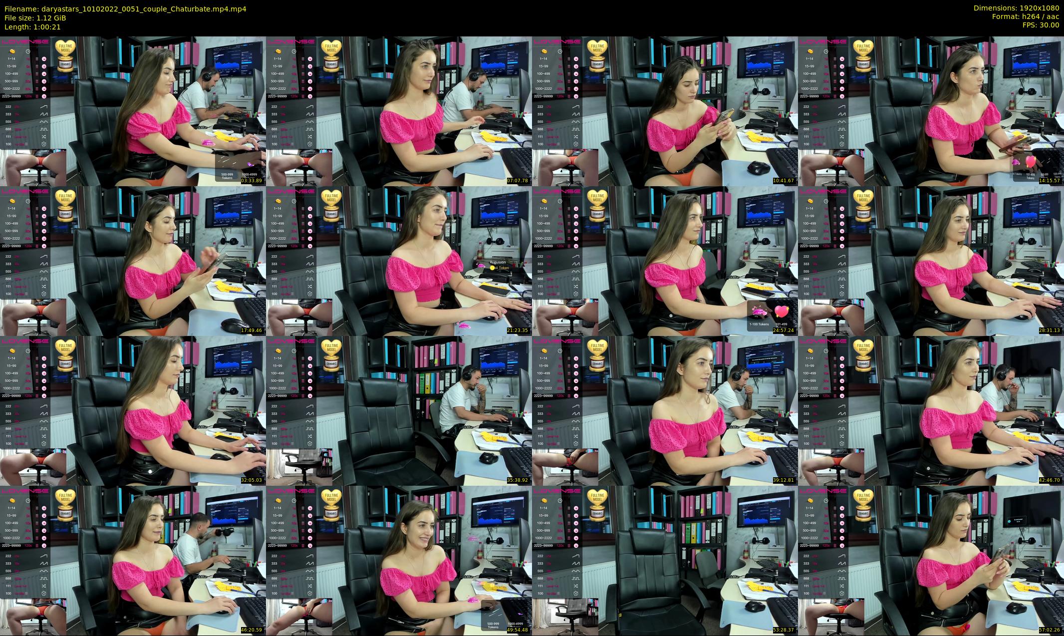 daryastars — 61 minute Chaturbate couple cam show recording, 1080p, Oct 10, 2022