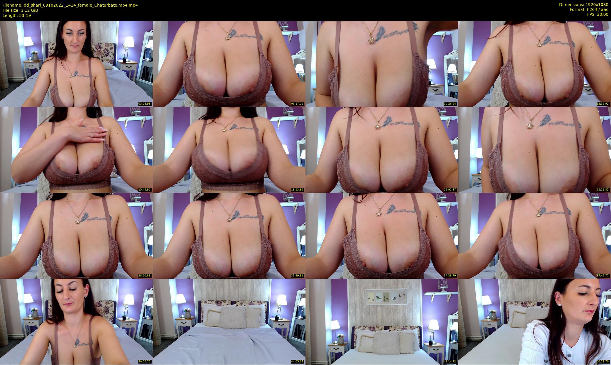 dd_shari — 54 minute Chaturbate female cam show recording, 1080p, Oct 9, 2022