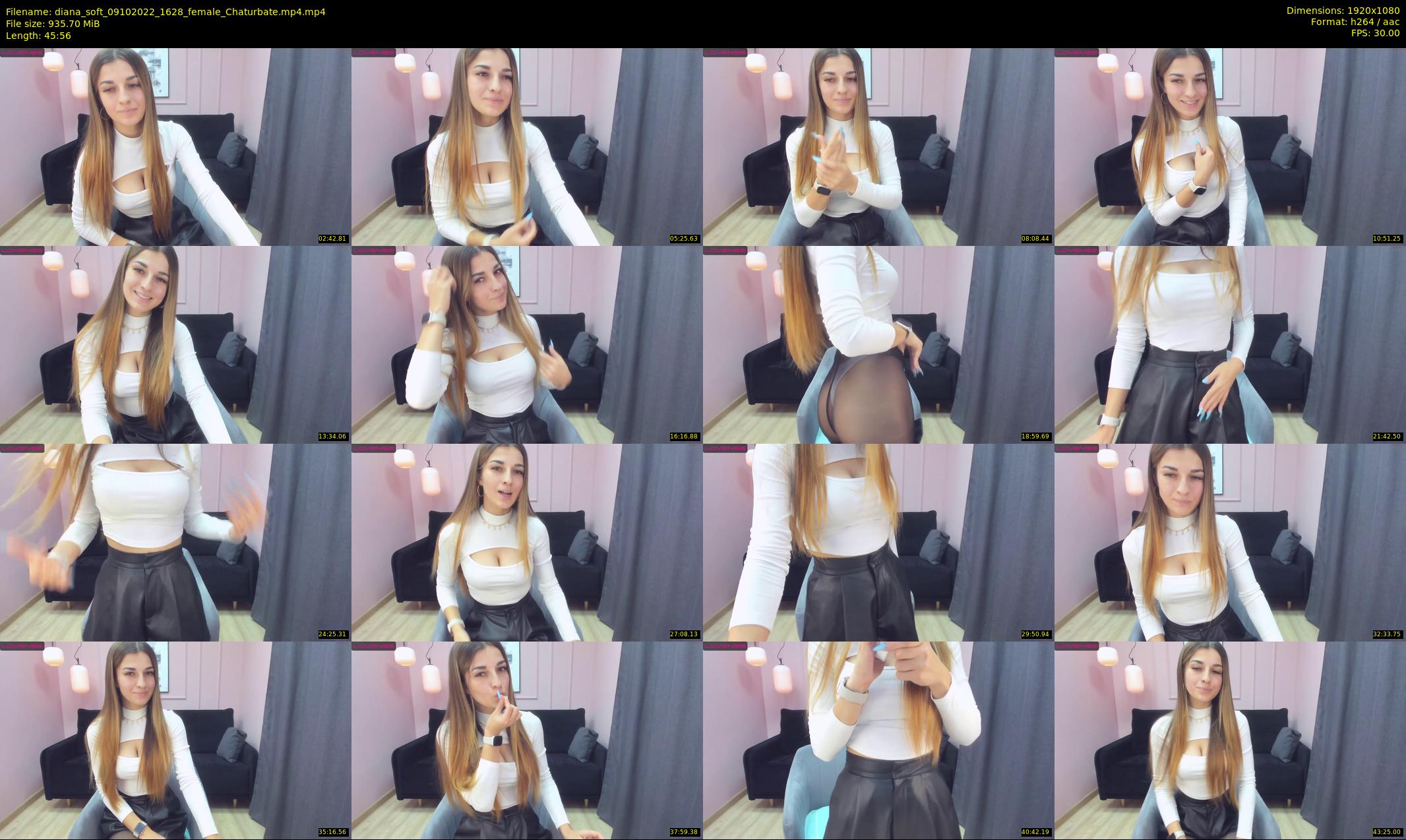 diana_soft — 46 minute Chaturbate female cam show recording, 1080p, Oct 9, 2022