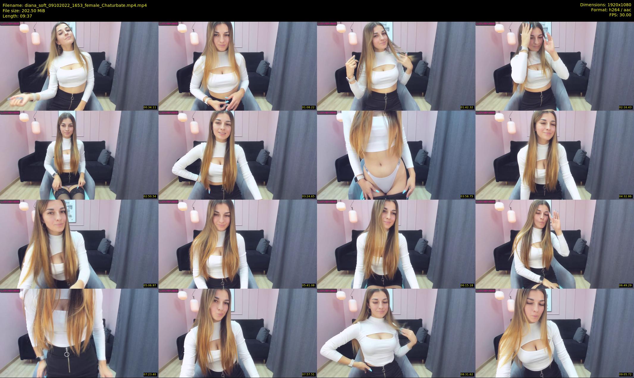 diana_soft — 10 minute Chaturbate female cam show recording, 1080p, Oct 9, 2022