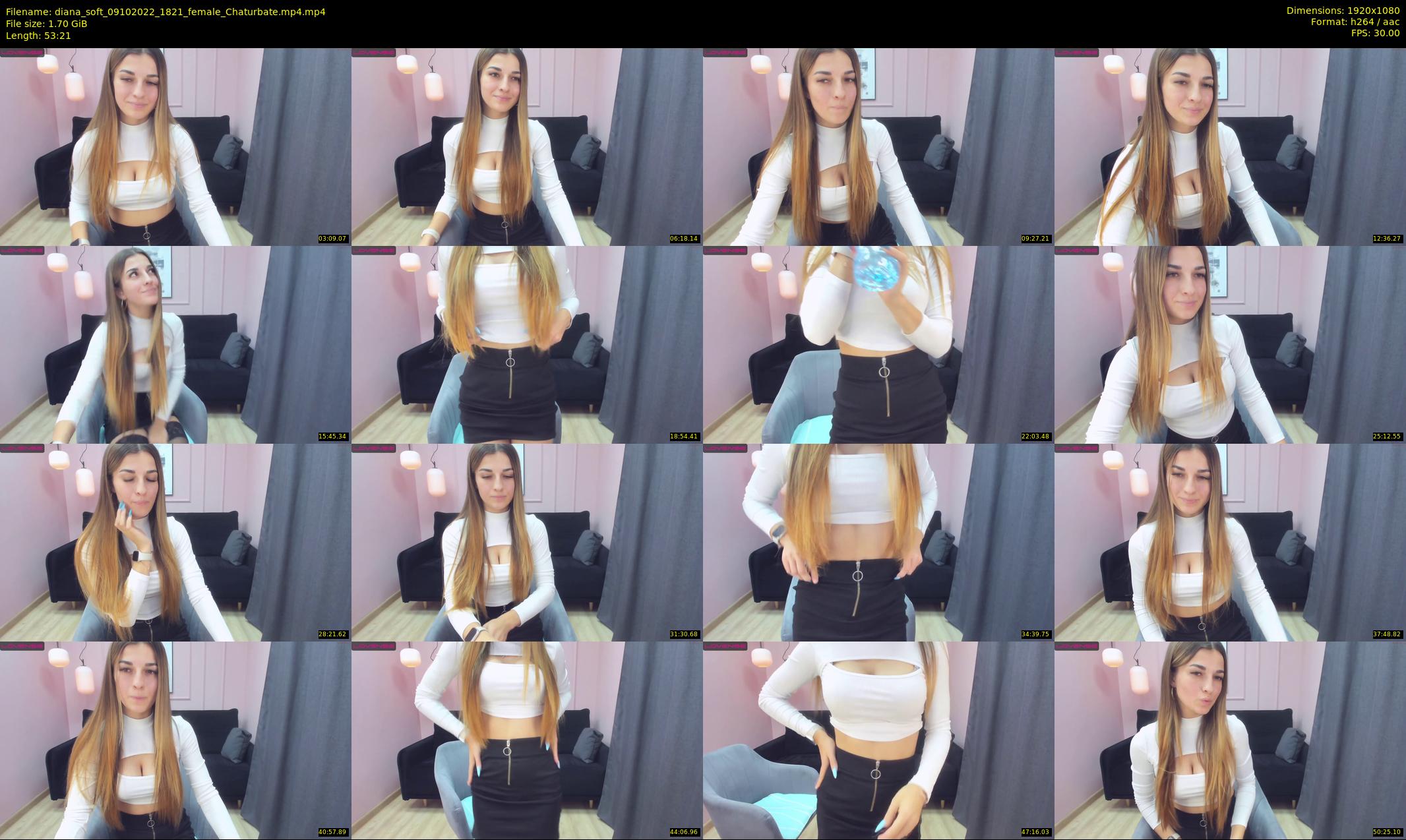 diana_soft — 54 minute Chaturbate female cam show recording, 1080p, Oct 9, 2022
