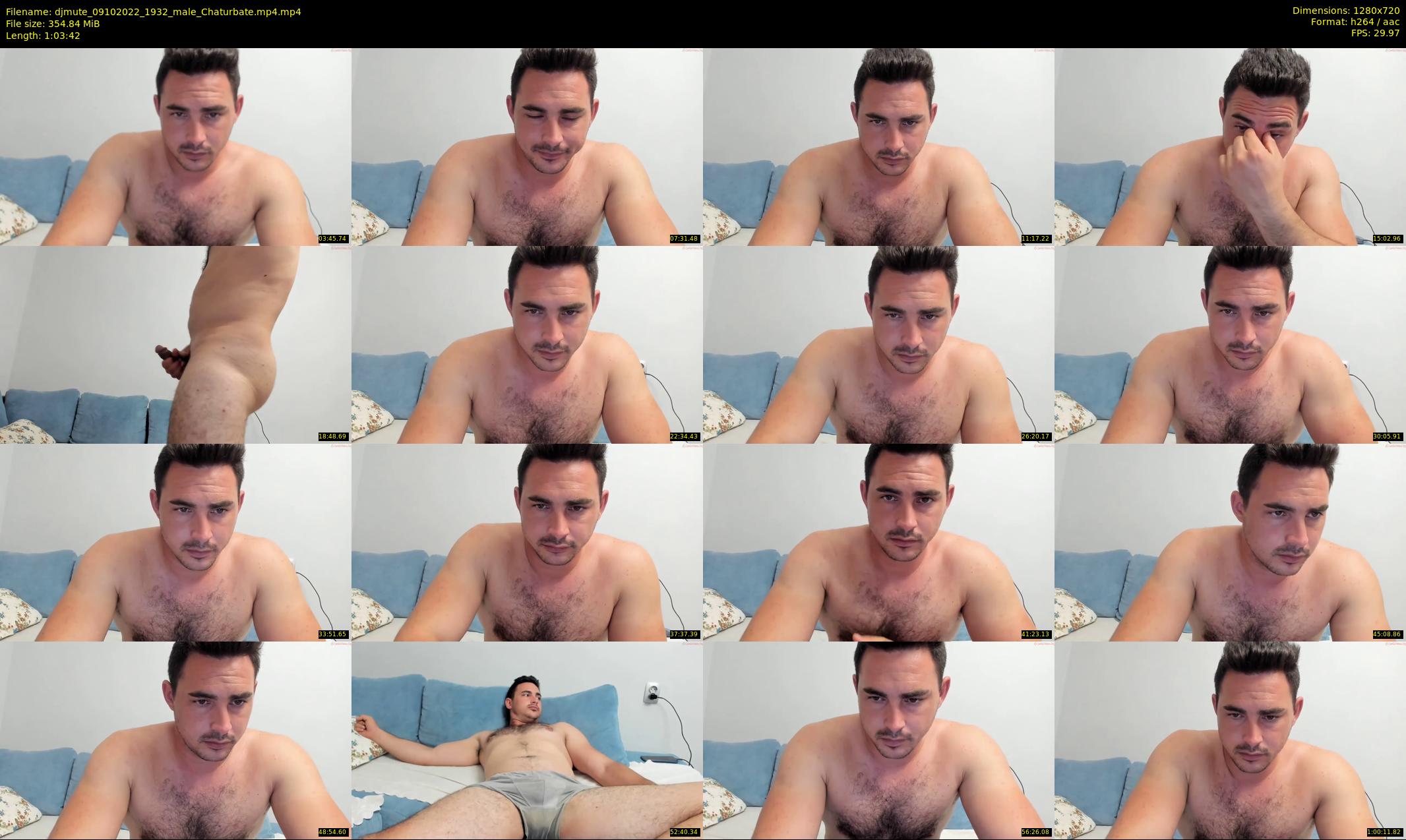 djmute — 64 minute Chaturbate male cam show recording, 720p, Oct 9, 2022