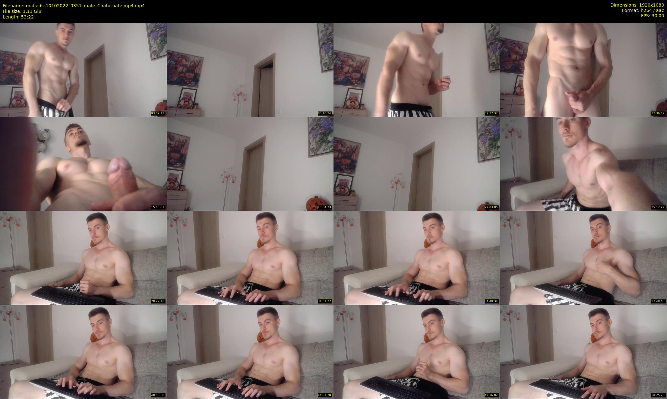 eddieds — 54 minute Chaturbate male cam show recording, 1080p, Oct 10, 2022