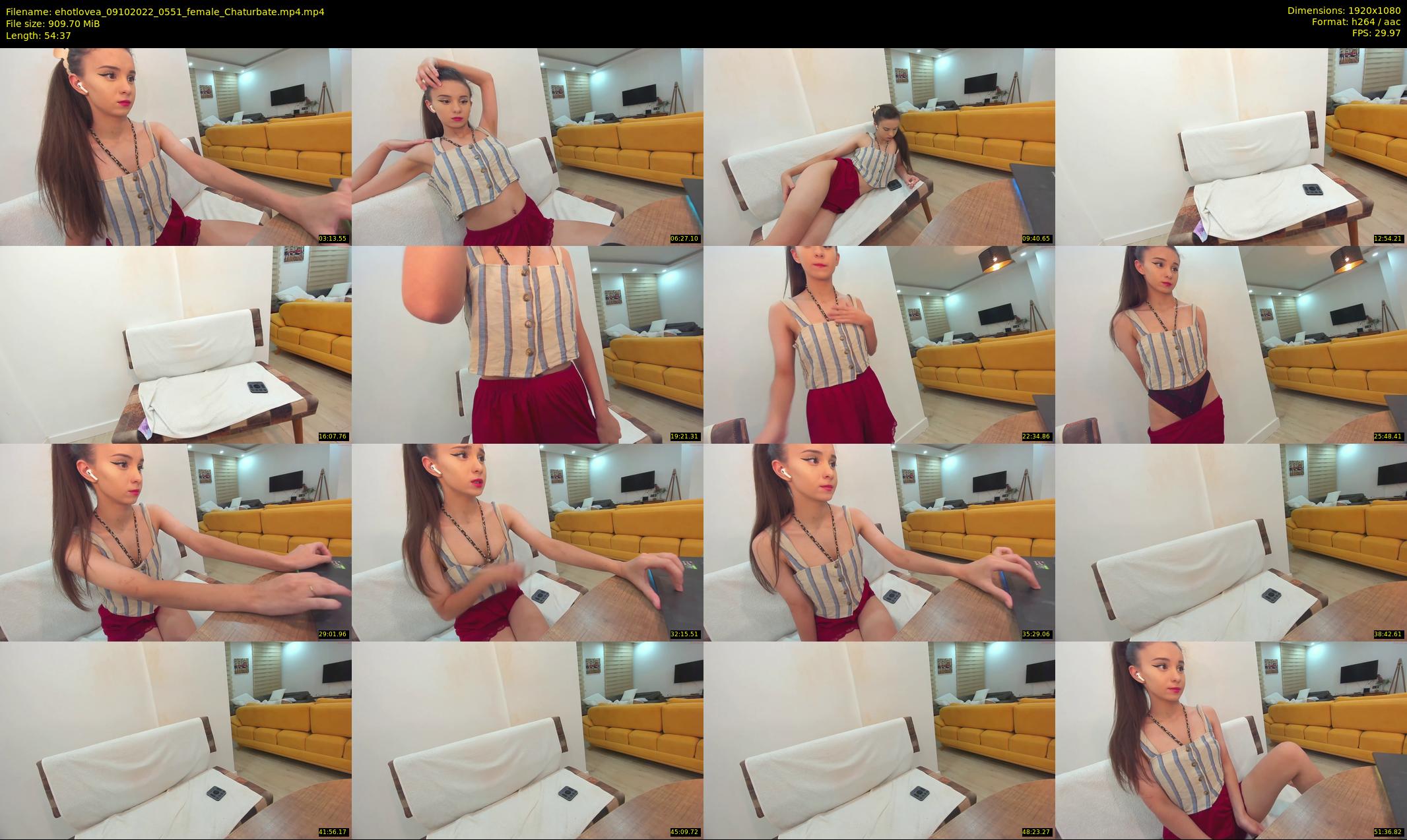 ehotlovea — 55 minute Chaturbate female cam show recording, 1080p, Oct 9, 2022