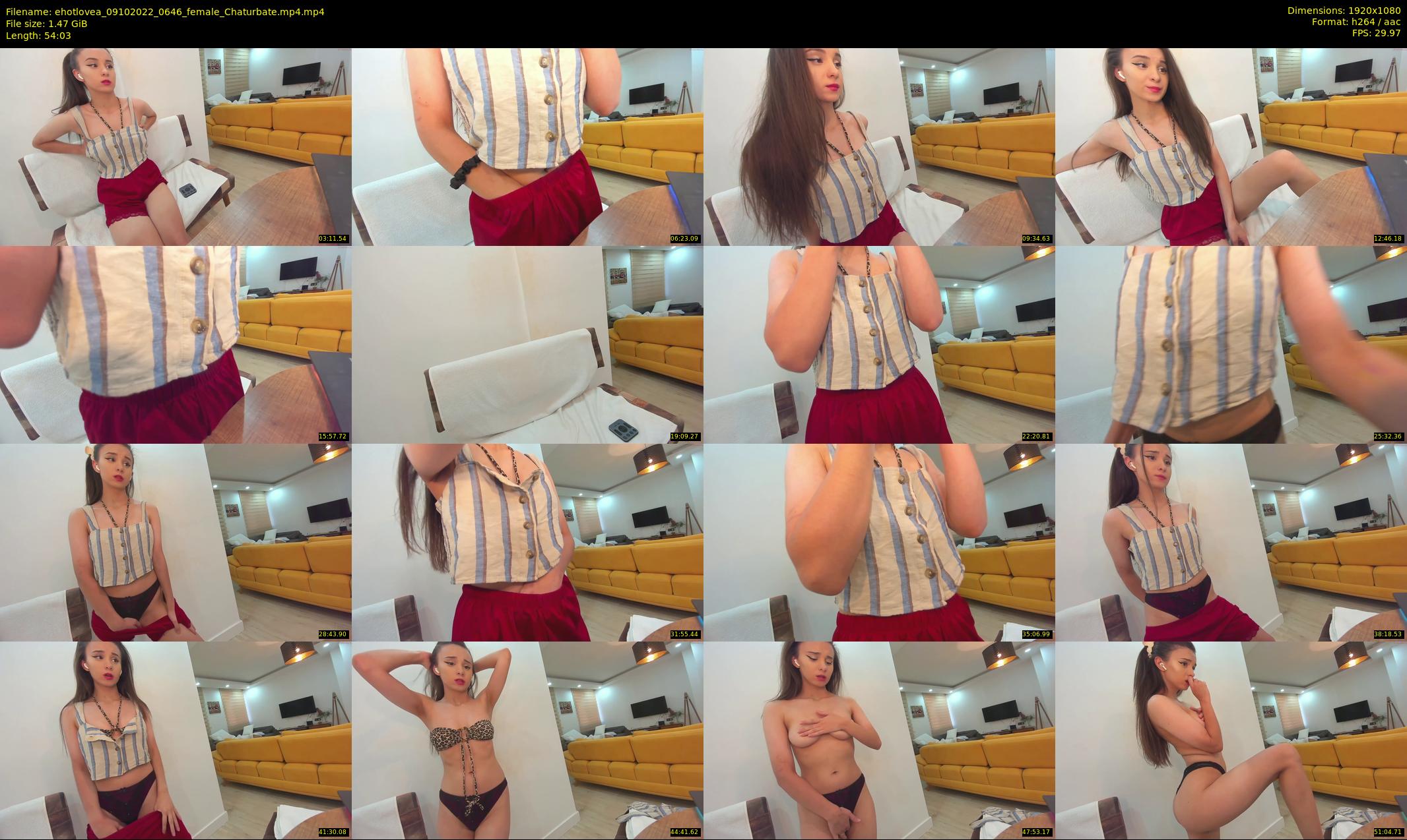 ehotlovea — 55 minute Chaturbate female cam show recording, 1080p, Oct 9, 2022