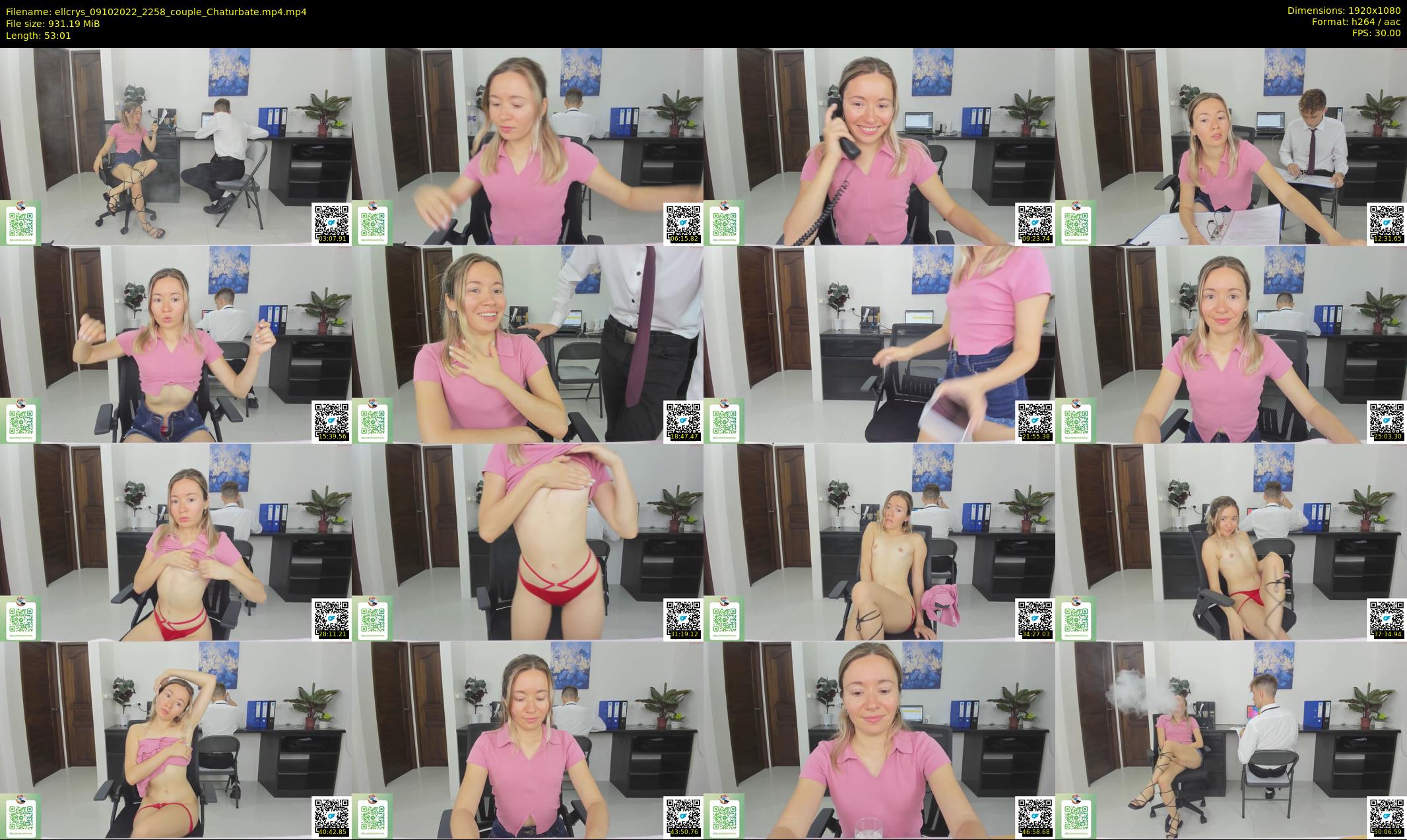ellcrys — 54 minute Chaturbate couple cam show recording, 1080p, Oct 9, 2022
