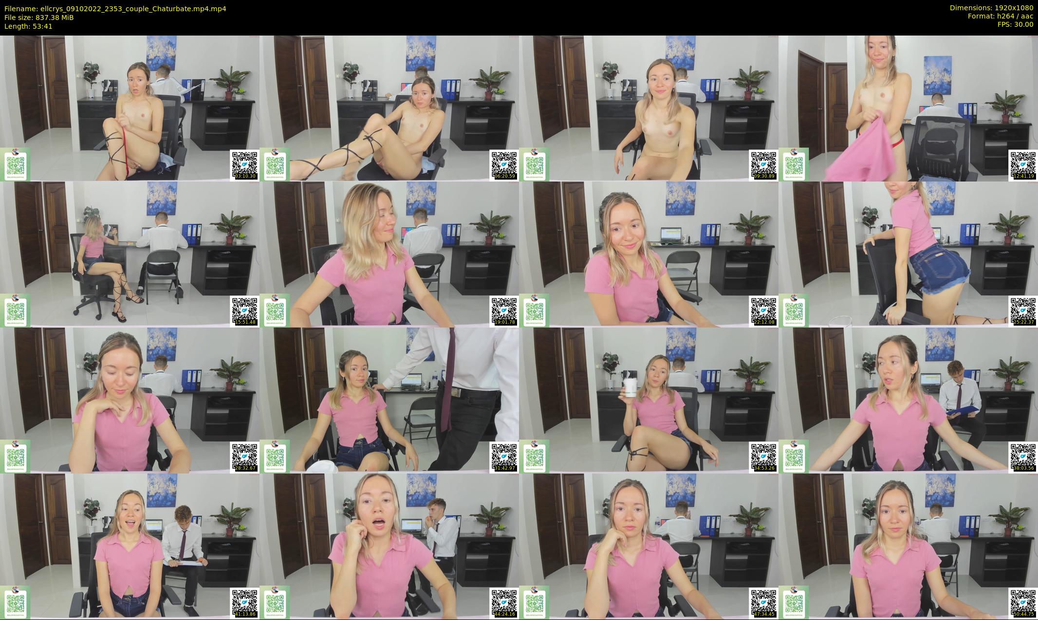 ellcrys — 54 minute Chaturbate couple cam show recording, 1080p, Oct 9, 2022